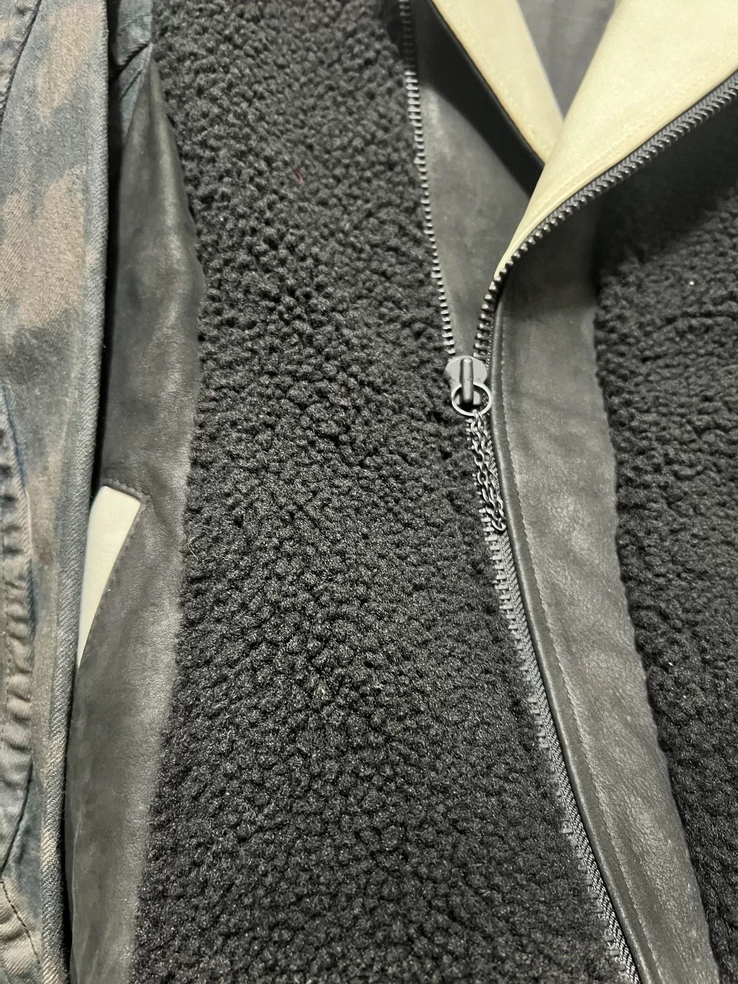 SIVA Siva Dark Fur Leather Jacket Size US L / EU 52-54 / 3 - 5 Thumbnail