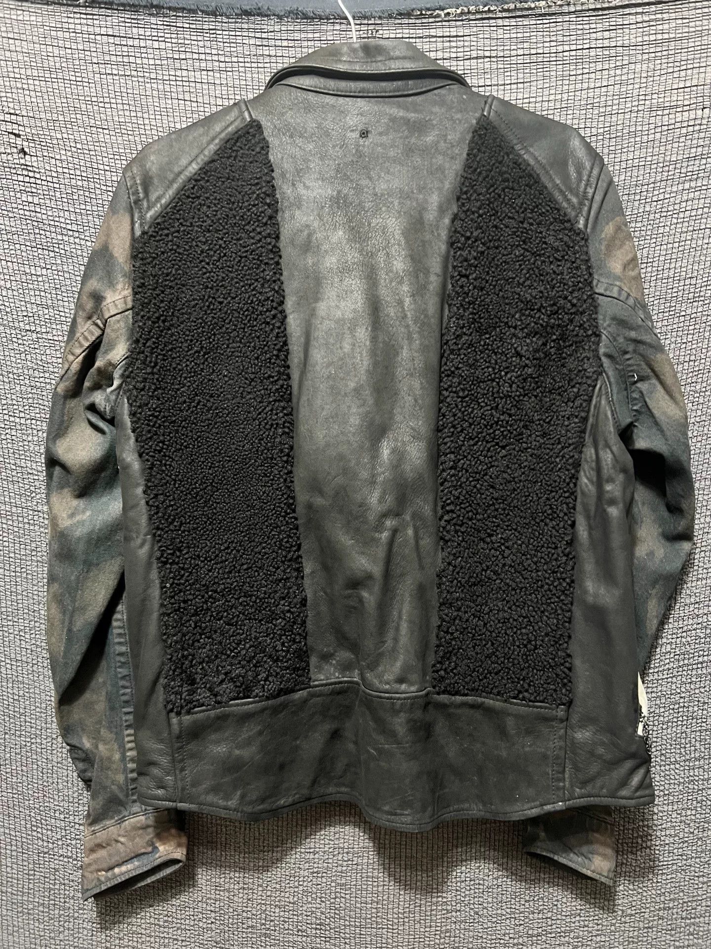 SIVA Siva Dark Fur Leather Jacket Size US L / EU 52-54 / 3 - 3 Thumbnail