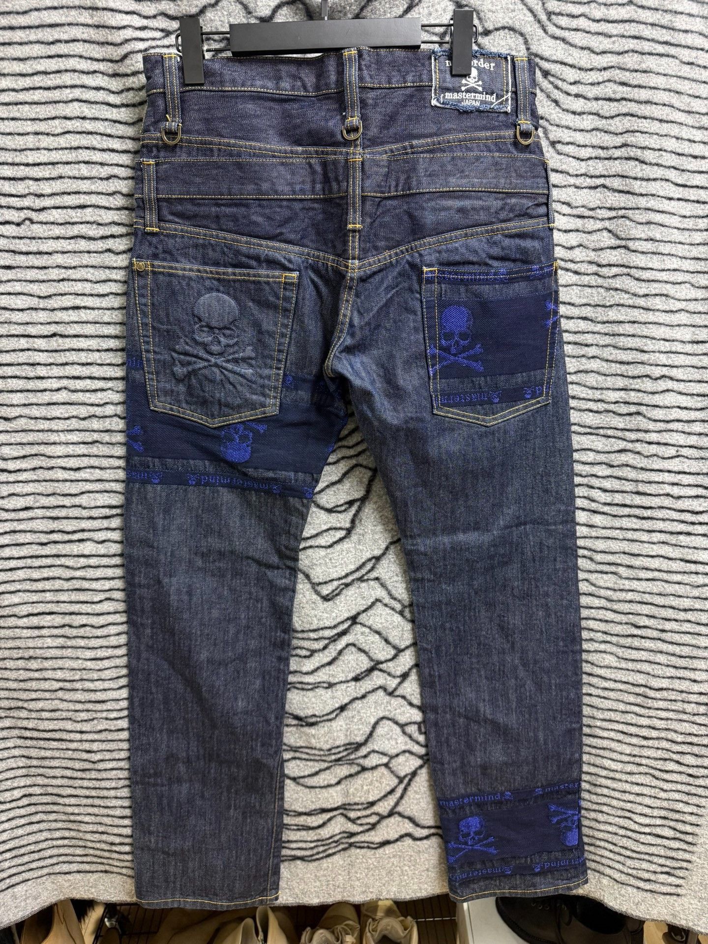 Mastermind Japan Mastermind Japan MMJ Blue Gold Jeans Size US 34 / EU 50 - 6 Thumbnail