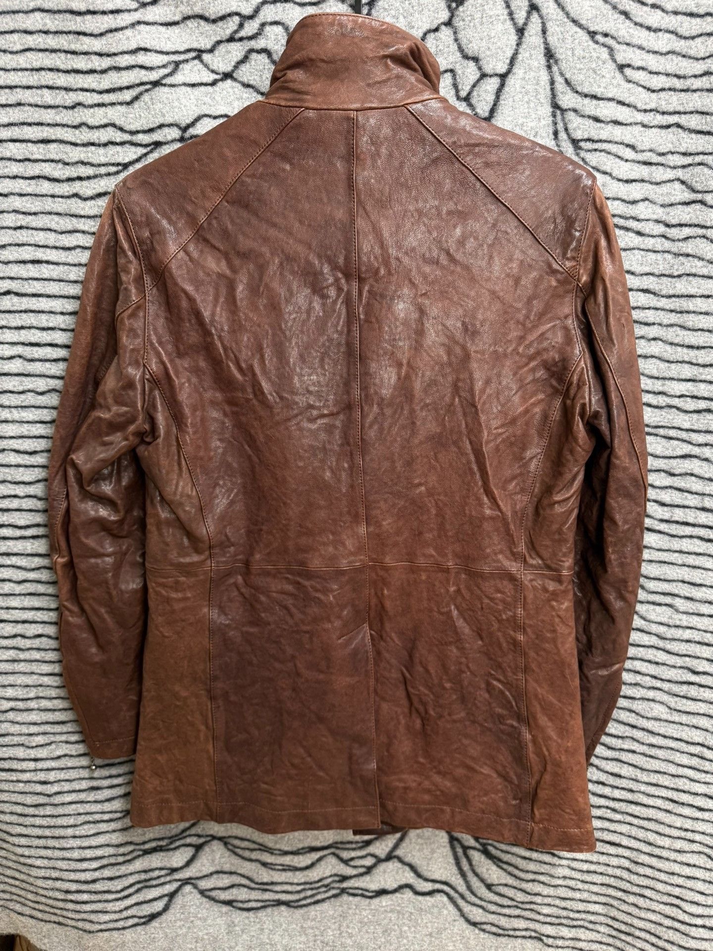 Yohji Yamamoto A.A.R x Yohji Yamamoto Washed Sheepskin Jacket Size US M / EU 48-50 / 2 - 5 Thumbnail