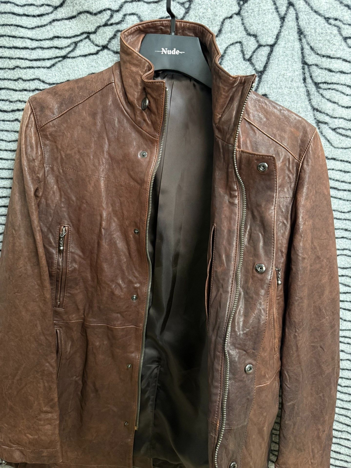 Yohji Yamamoto A.A.R x Yohji Yamamoto Washed Sheepskin Jacket Size US M / EU 48-50 / 2 - 6 Thumbnail