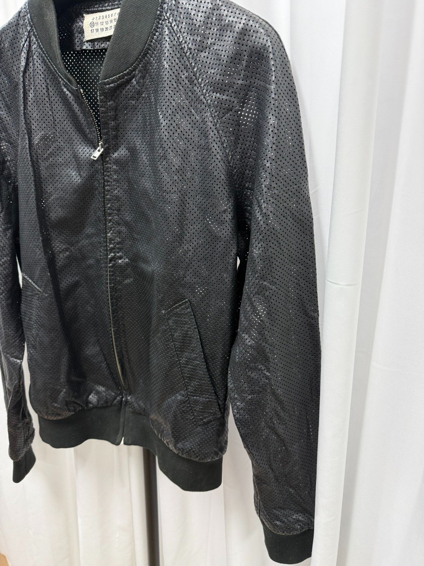Maison Margiela Maison Margiela 07SS Laser Perforated Leather Jacket Size US M / EU 48-50 / 2 - 2 Thumbnail