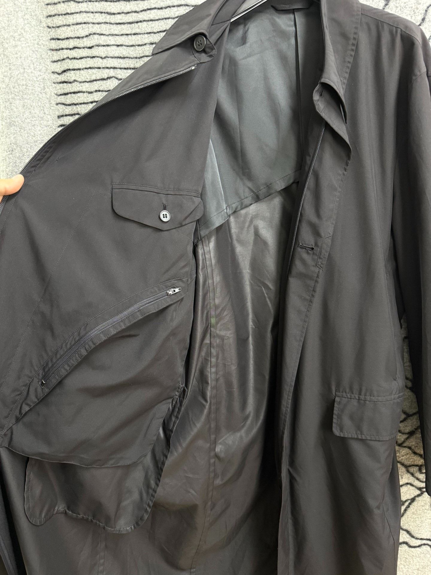 Yohji Yamamoto Yohji Yamamoto A.A.R Nylon Functional Coat Size US L / EU 52-54 / 3 - 8 Thumbnail