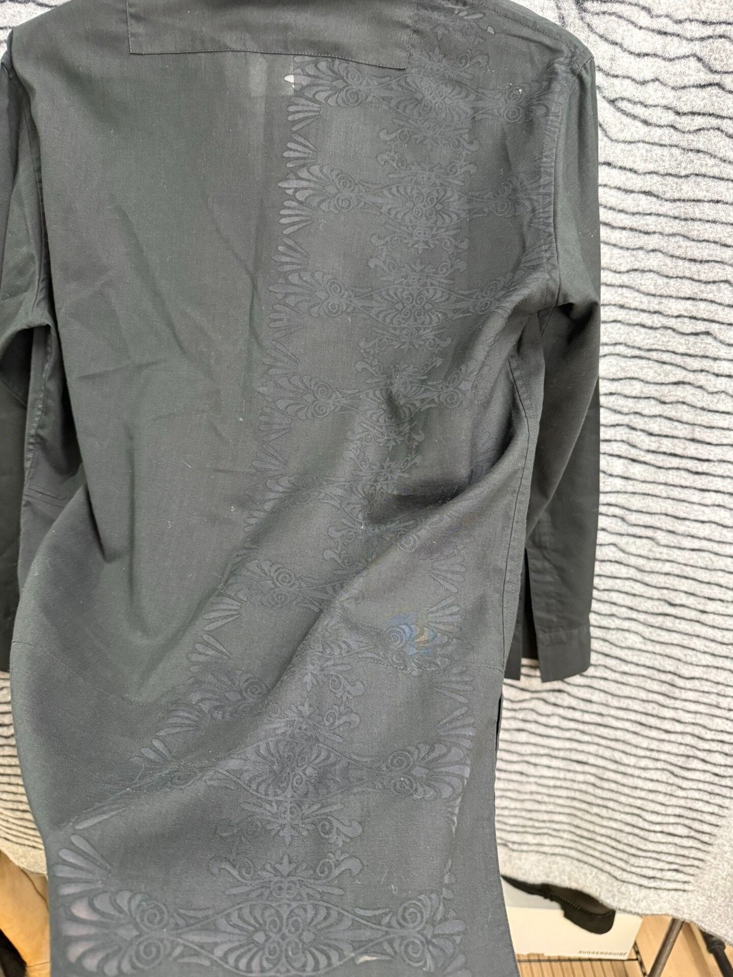 Y's Yohji Yamamoto Y's Sheer Patterned Shirt Size L / US 10 / IT 46 - 6 Thumbnail