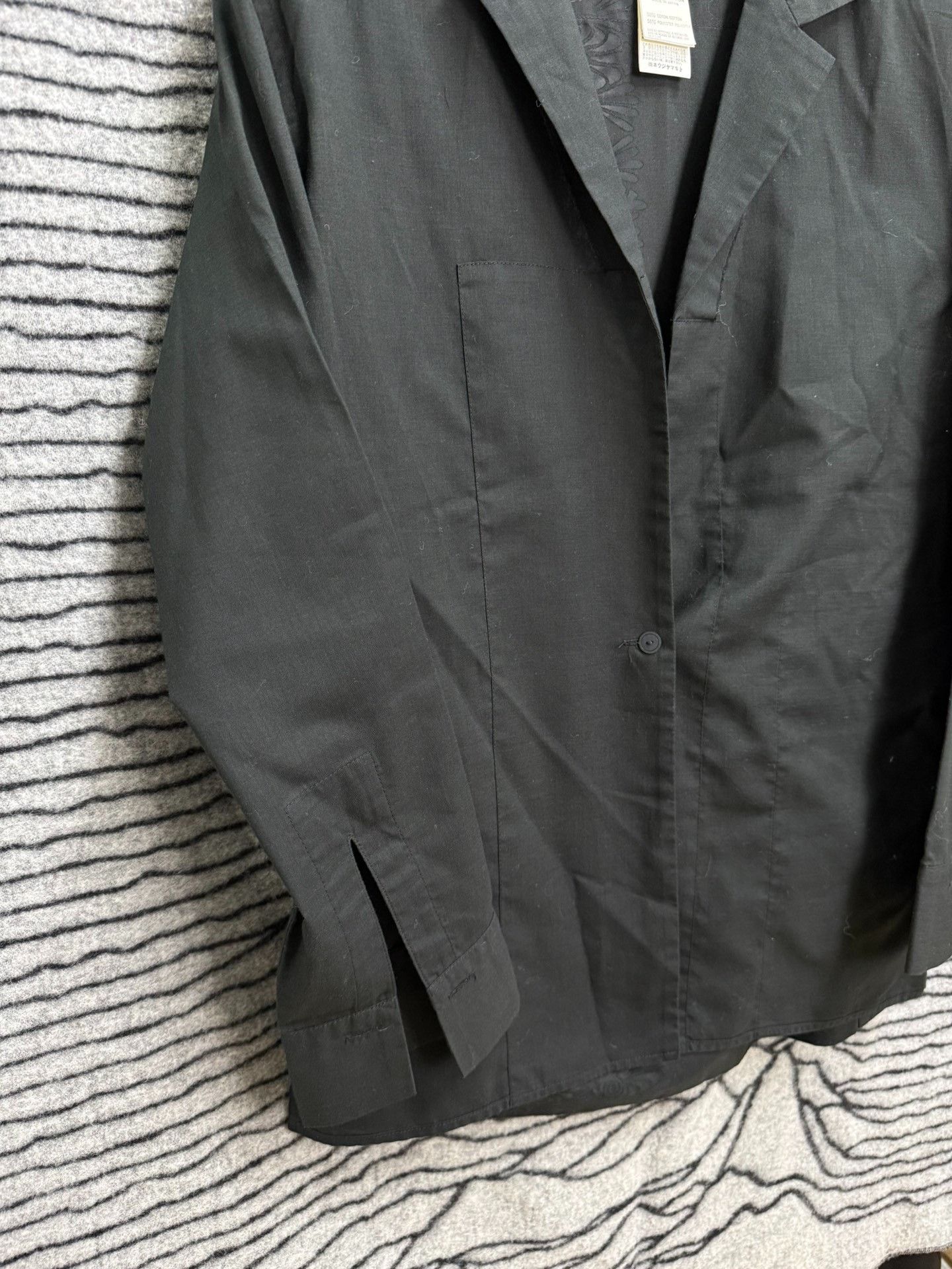 Y's Yohji Yamamoto Y's Sheer Patterned Shirt Size L / US 10 / IT 46 - 2 Thumbnail
