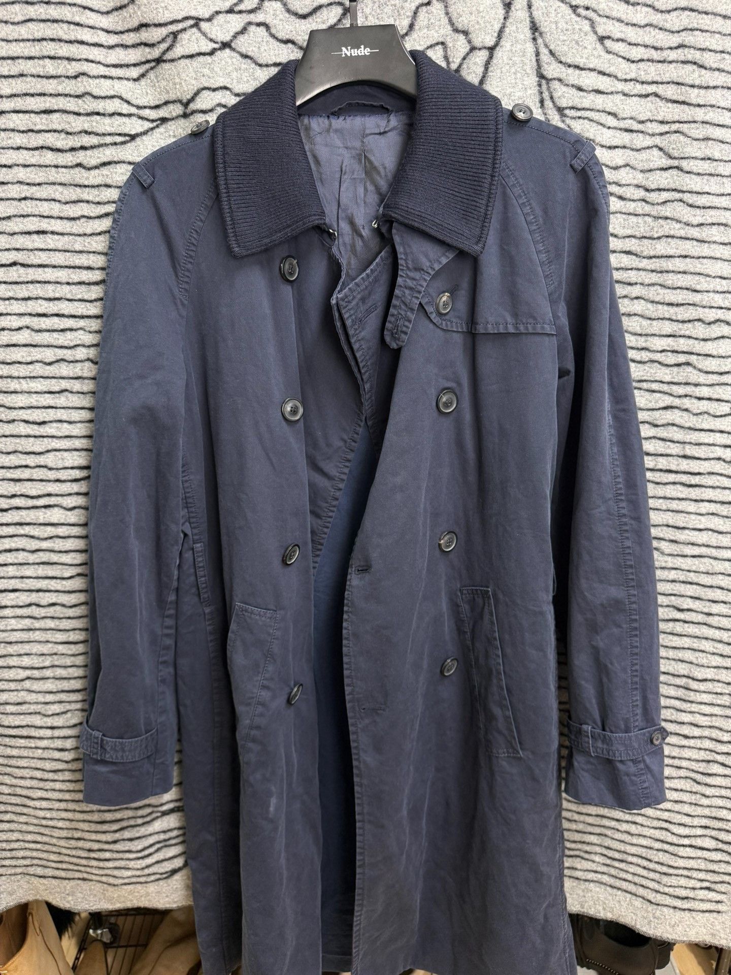 Maison Margiela Maison Margiela Washed Patchwork Trench Size US S / EU 44-46 / 1 - 5 Thumbnail