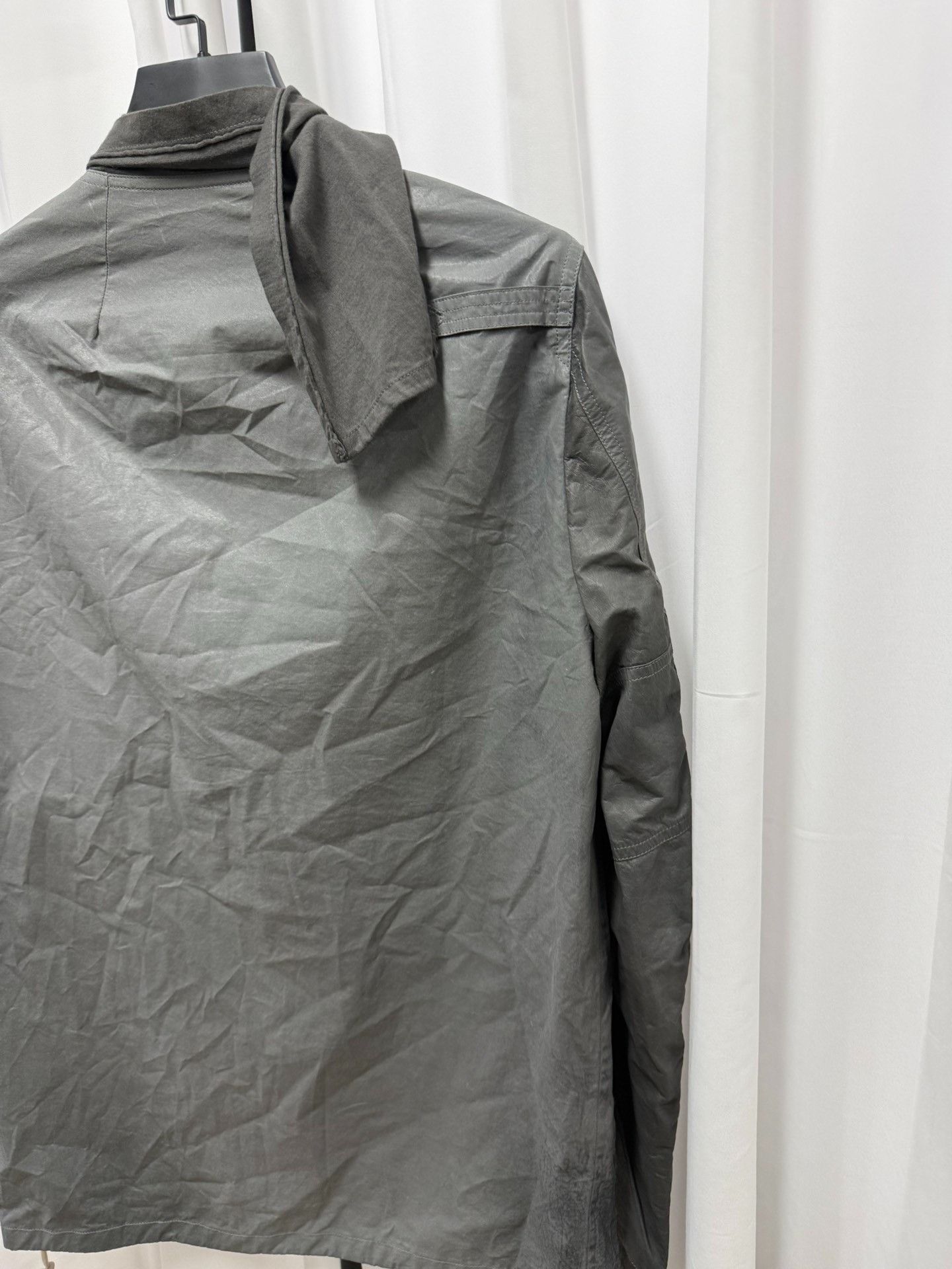 Rick Owens Rick Owens Lambskin Cape Scarf Collar Jacket Size US M / EU 48-50 / 2 - 6 Thumbnail