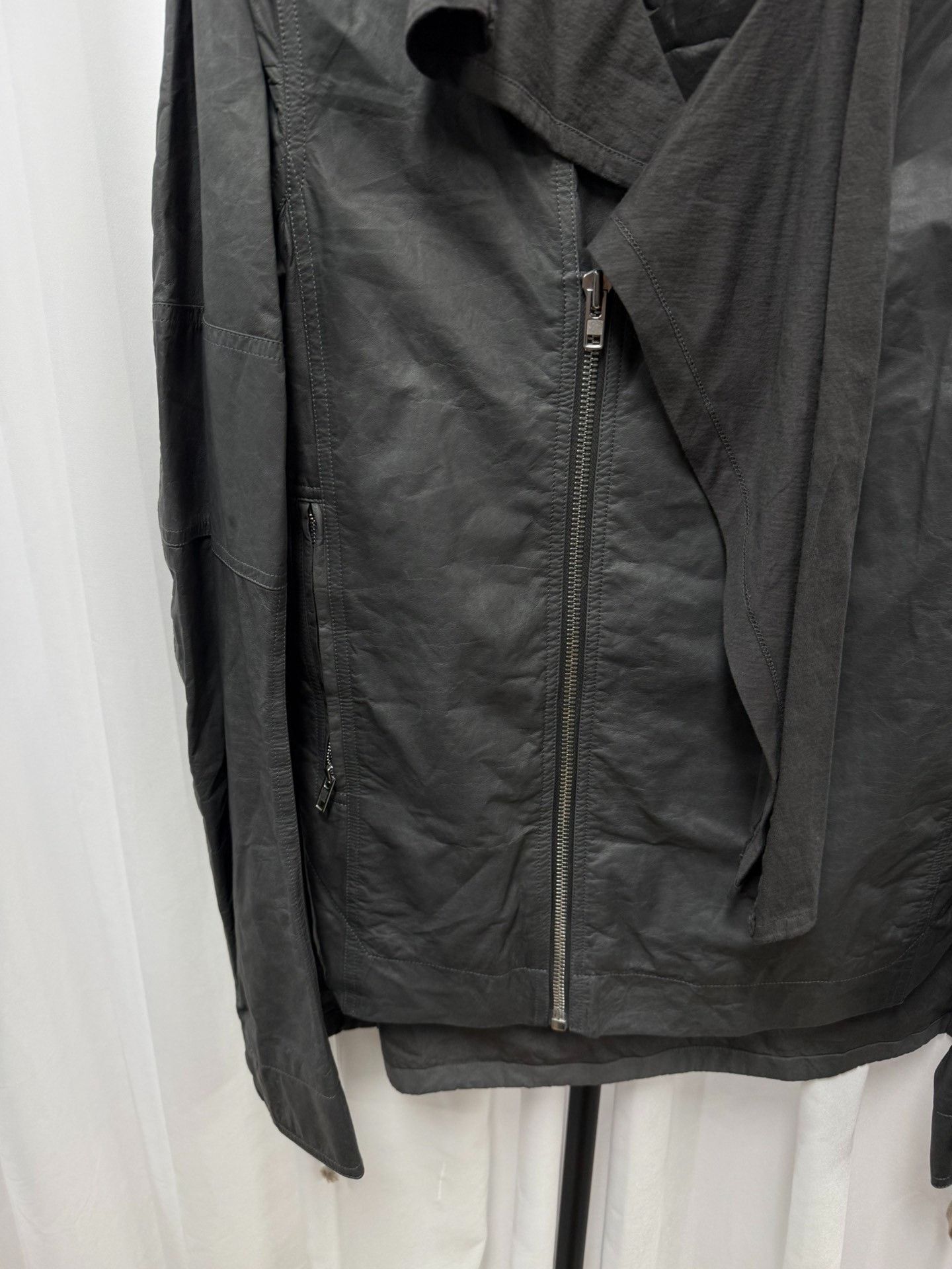 Rick Owens Rick Owens Lambskin Cape Scarf Collar Jacket Size US M / EU 48-50 / 2 - 3 Thumbnail