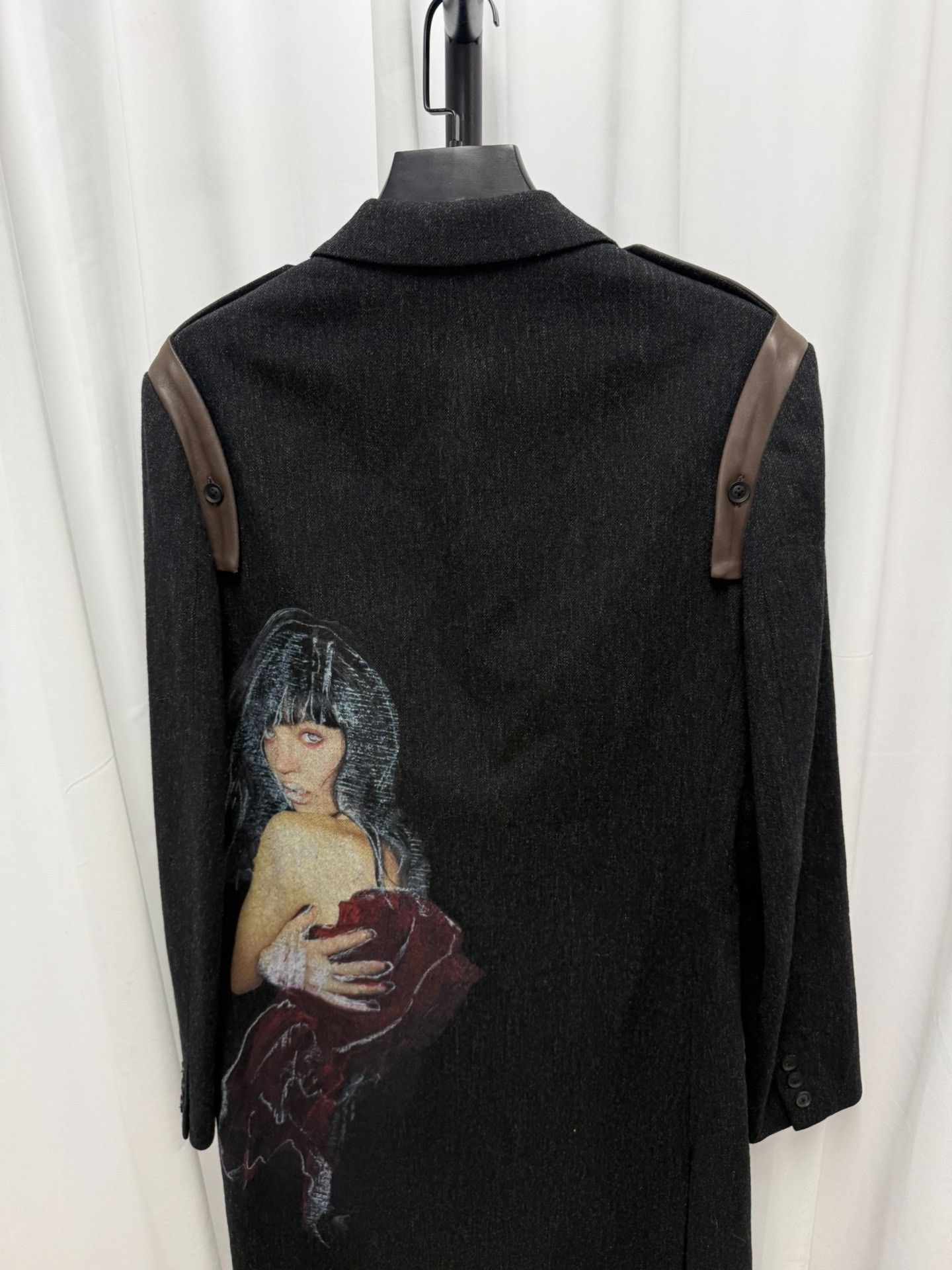Yohji Yamamoto Yohji Yamamoto Pour Homme Patchwork Coat Size US M / EU 48-50 / 2 - 5 Thumbnail