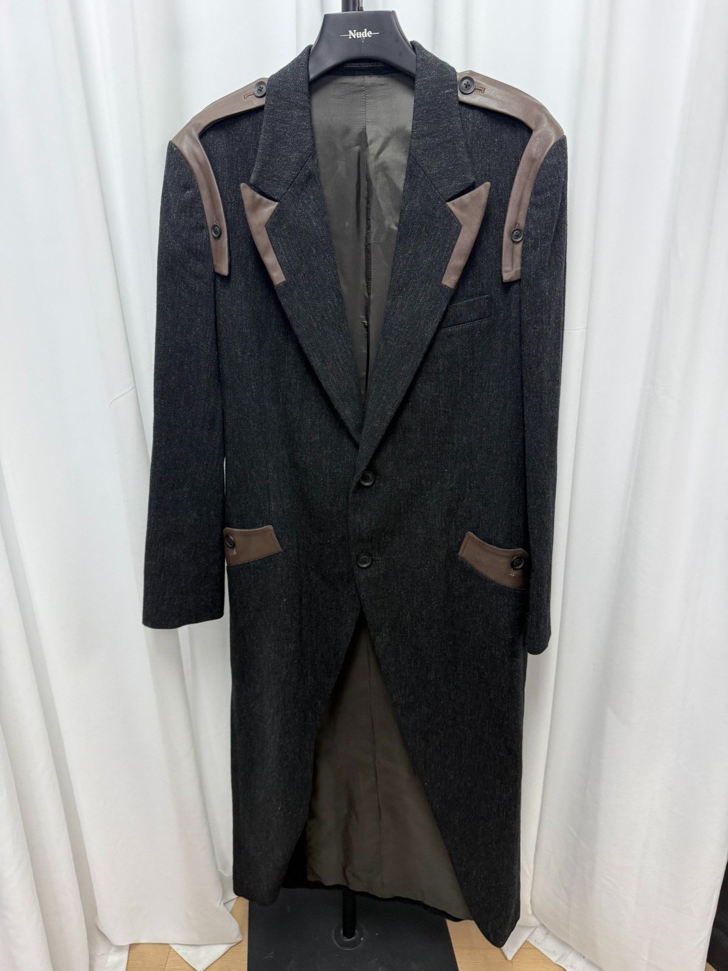 Yohji Yamamoto Yohji Yamamoto Pour Homme Patchwork Coat Size US M / EU 48-50 / 2 - 2 Thumbnail