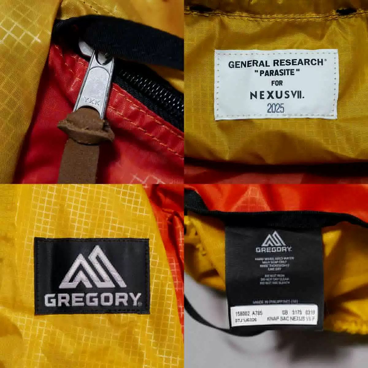 NEXUSVII NEXUSVII x GREGORY x GENERAL RESEARCH Parasite Knap Sac Size ONE SIZE - 5 Thumbnail