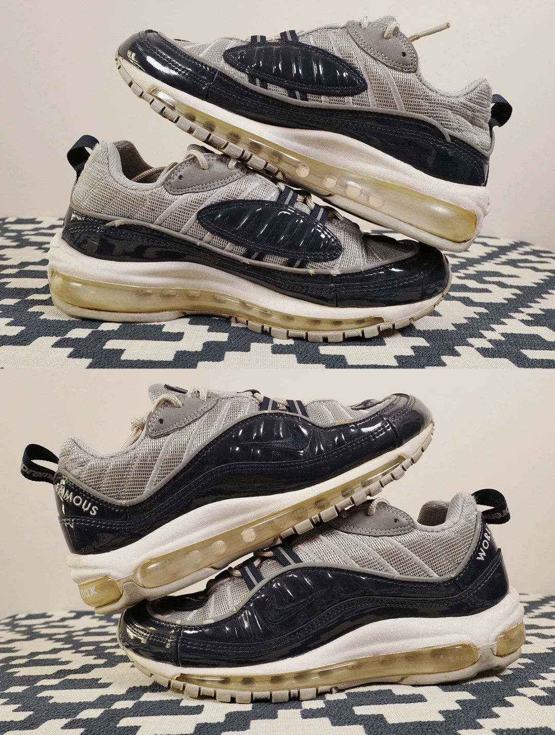 Nike Supreme x Nike Air Max 98 US6.5 Size US 6.5 / EU 39-40 - 3 Thumbnail