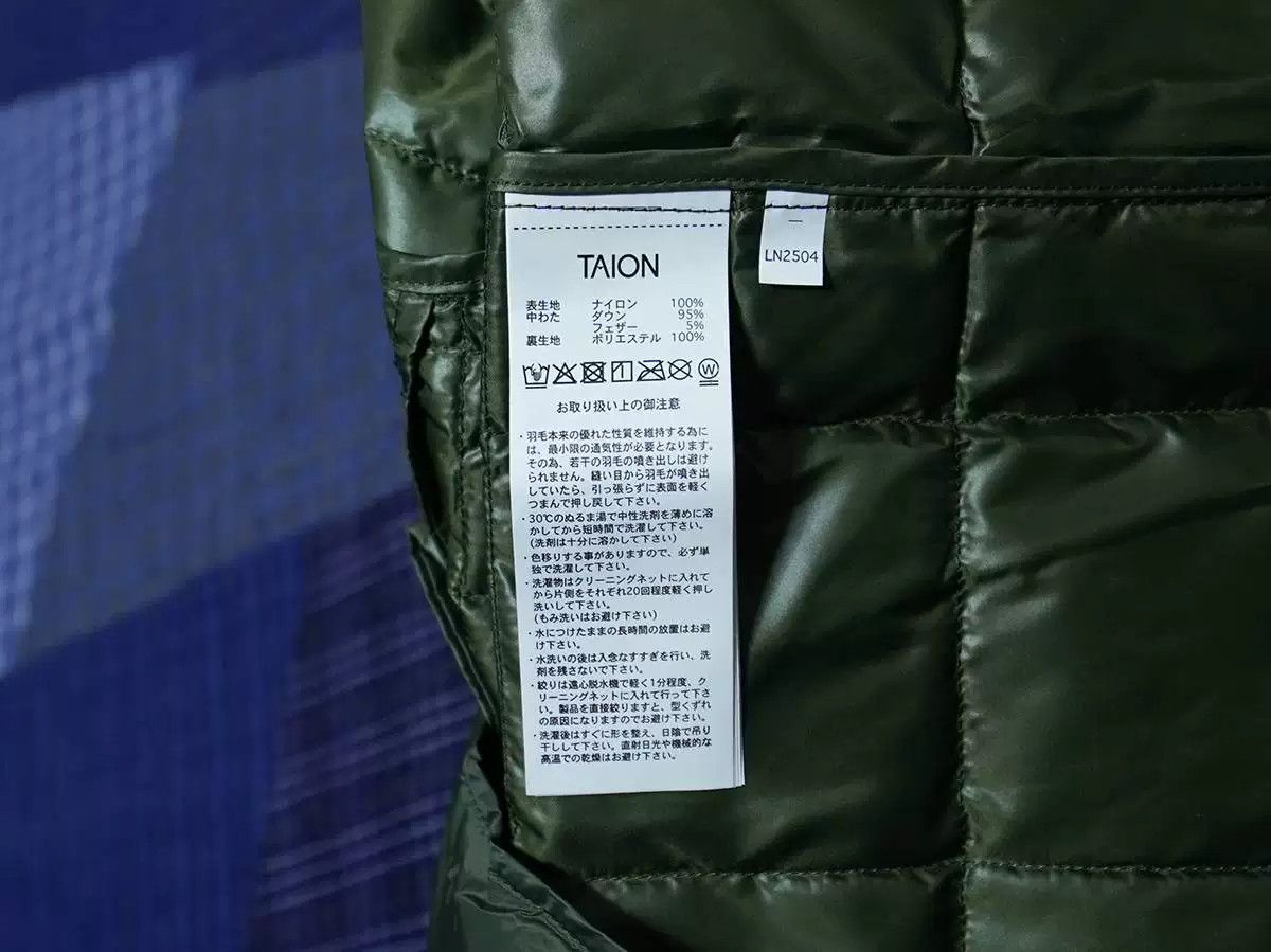 TAION TAION 800 Fill Power Down Vest Size US XL / EU 56 / 4 - 4 Thumbnail