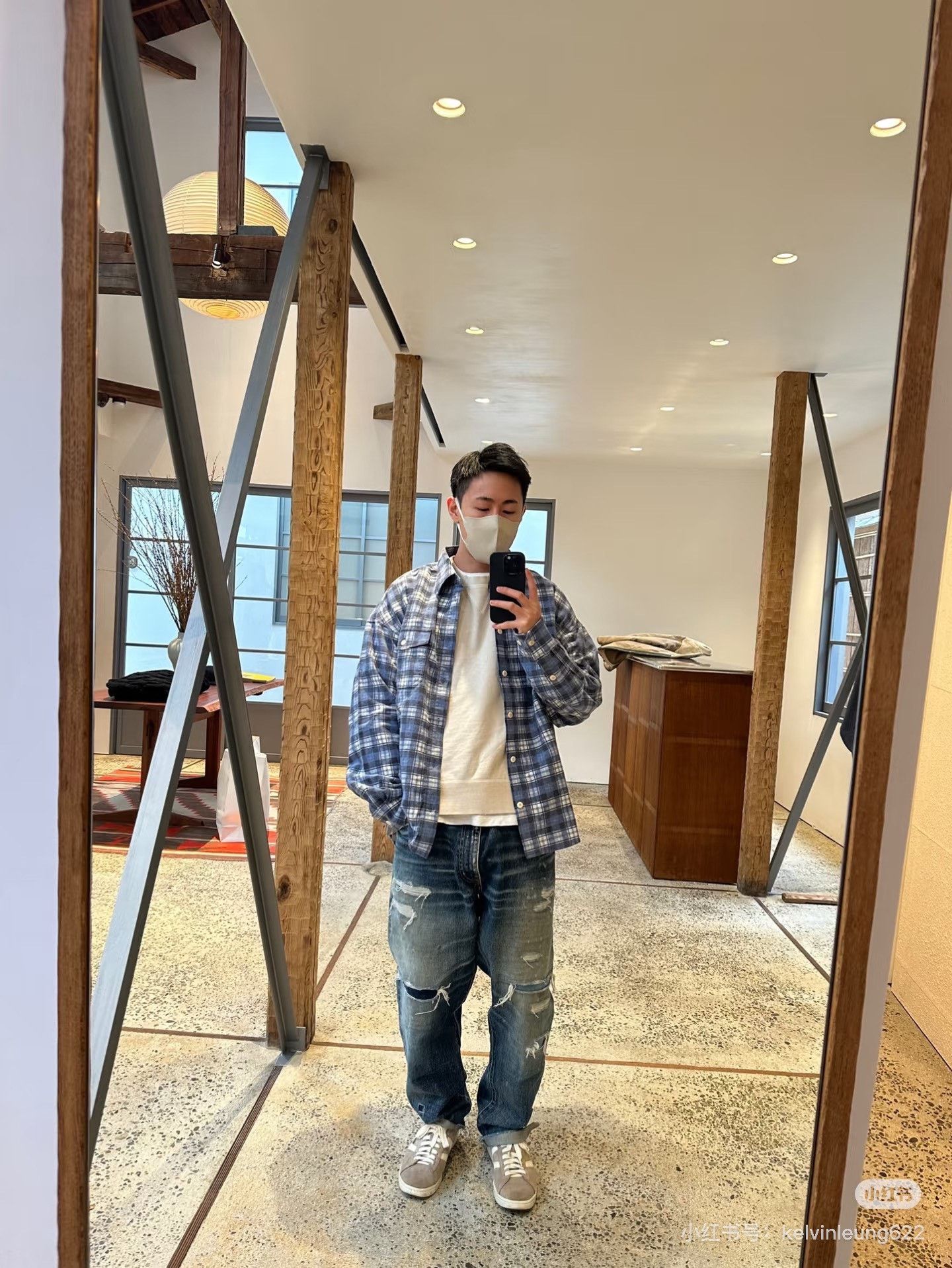 Visvim VISVIM 24SS PIONEER KHADI CHECK L/S Shirt Size US L / EU 52-54 / 3 - 7 Thumbnail