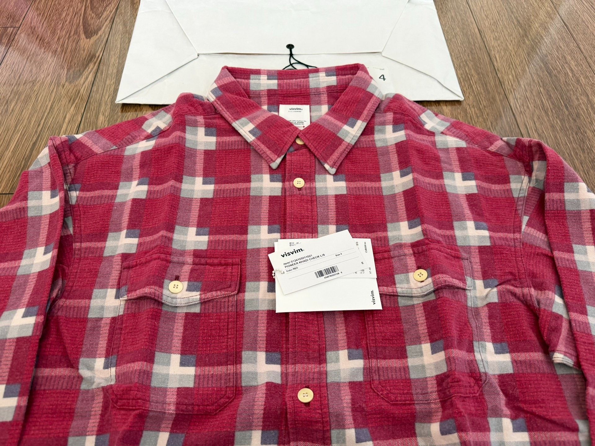 Visvim VISVIM 24SS PIONEER KHADI CHECK SHIRT Size US XL / EU 56 / 4 - 4 Thumbnail