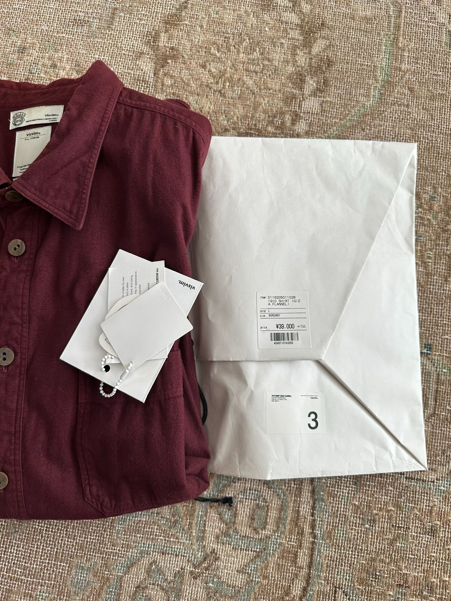 Visvim visvim 16aw 1910 Shirt Giza Flannel Size US L / EU 52-54 / 3 - 8 Thumbnail