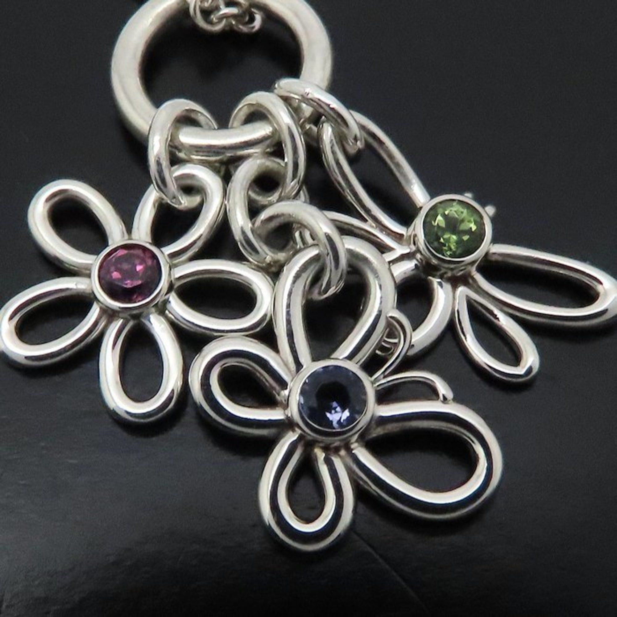 Tiffany & Co. TIFFANY & Co. Tiffany Flower Butterfly Bee Bijou Necklace with Multicolored Stones in SV925 for Women, 295170 Size ONE SIZE - 10 Thumbnail