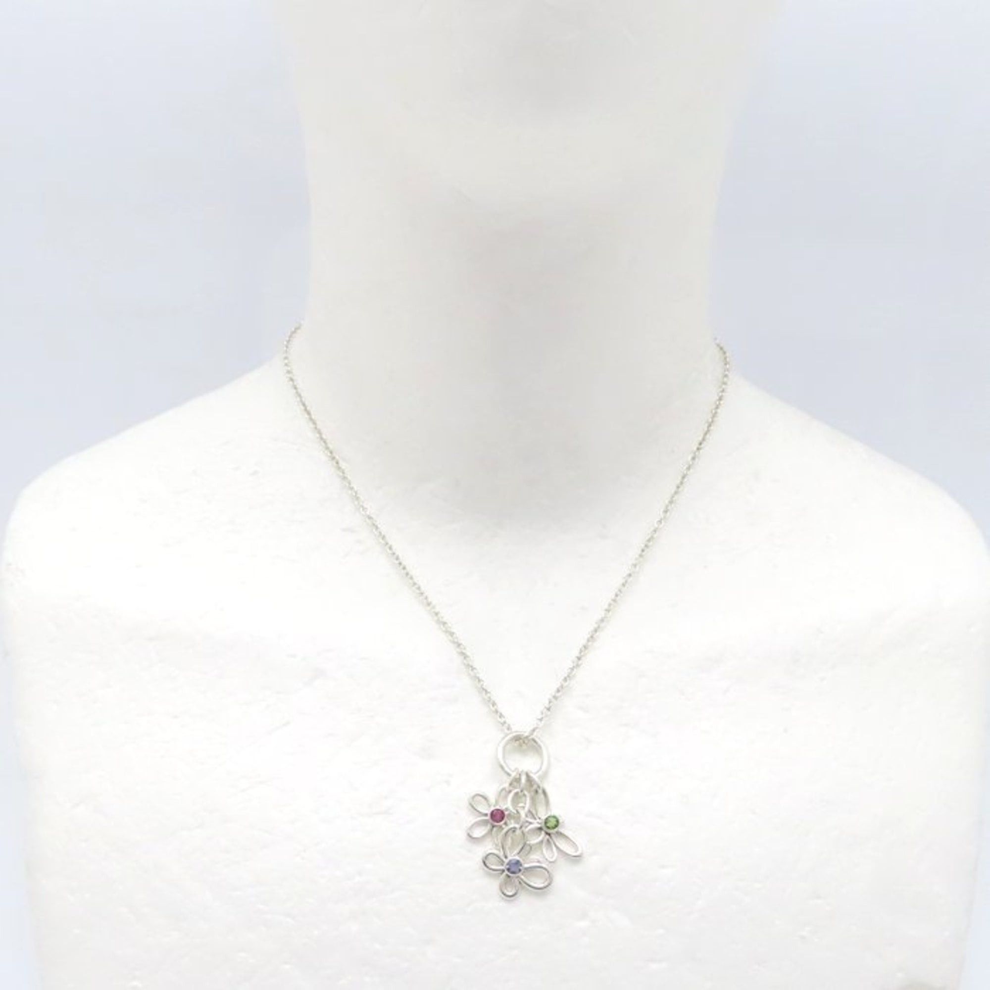 Tiffany & Co. TIFFANY & Co. Tiffany Flower Butterfly Bee Bijou Necklace with Multicolored Stones in SV925 for Women, 295170 Size ONE SIZE - 3 Thumbnail