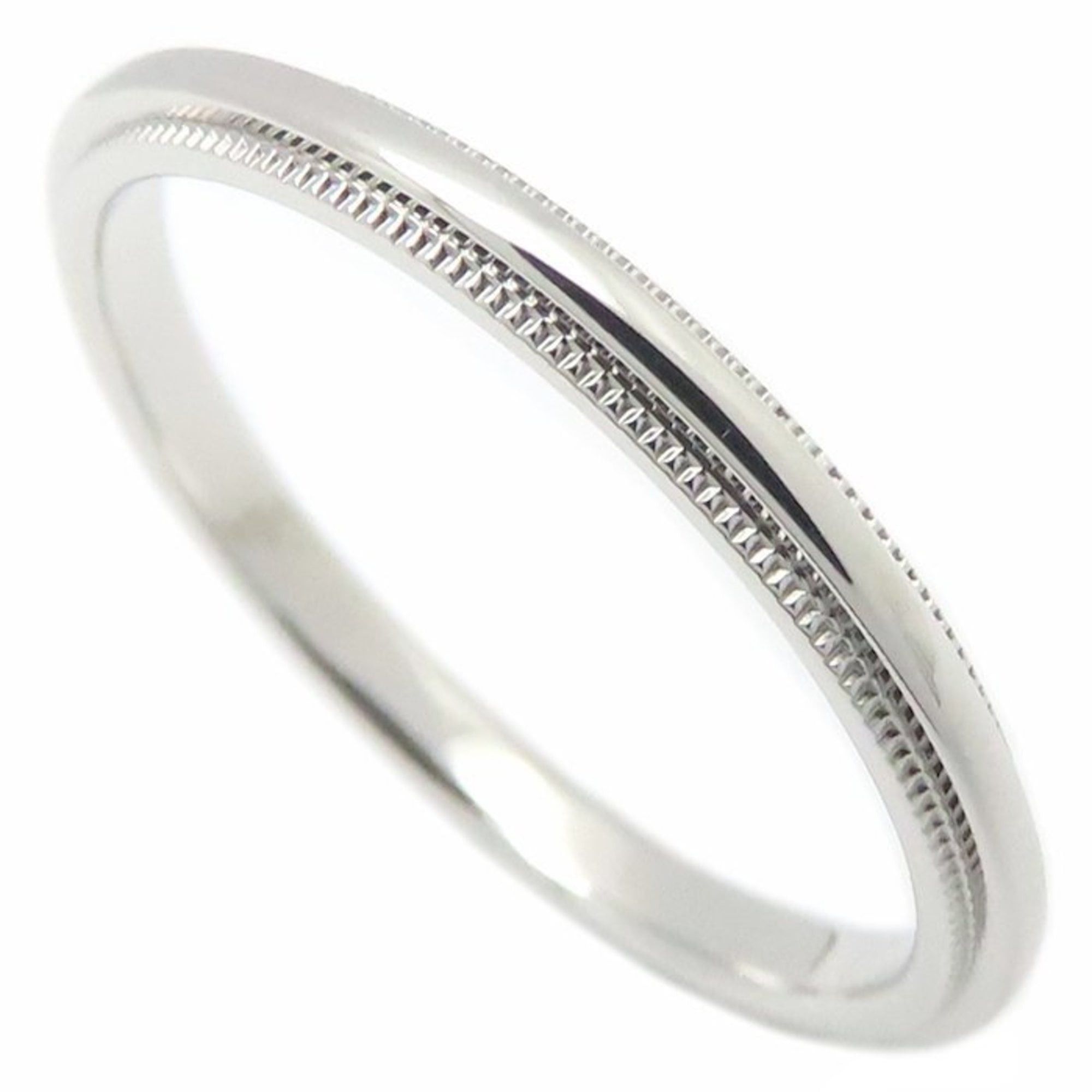 Tiffany & Co. TIFFANY & Co. Tiffany Milgrain Ring, Pt950, Women's, 295152 Size ONE SIZE - 2 Thumbnail