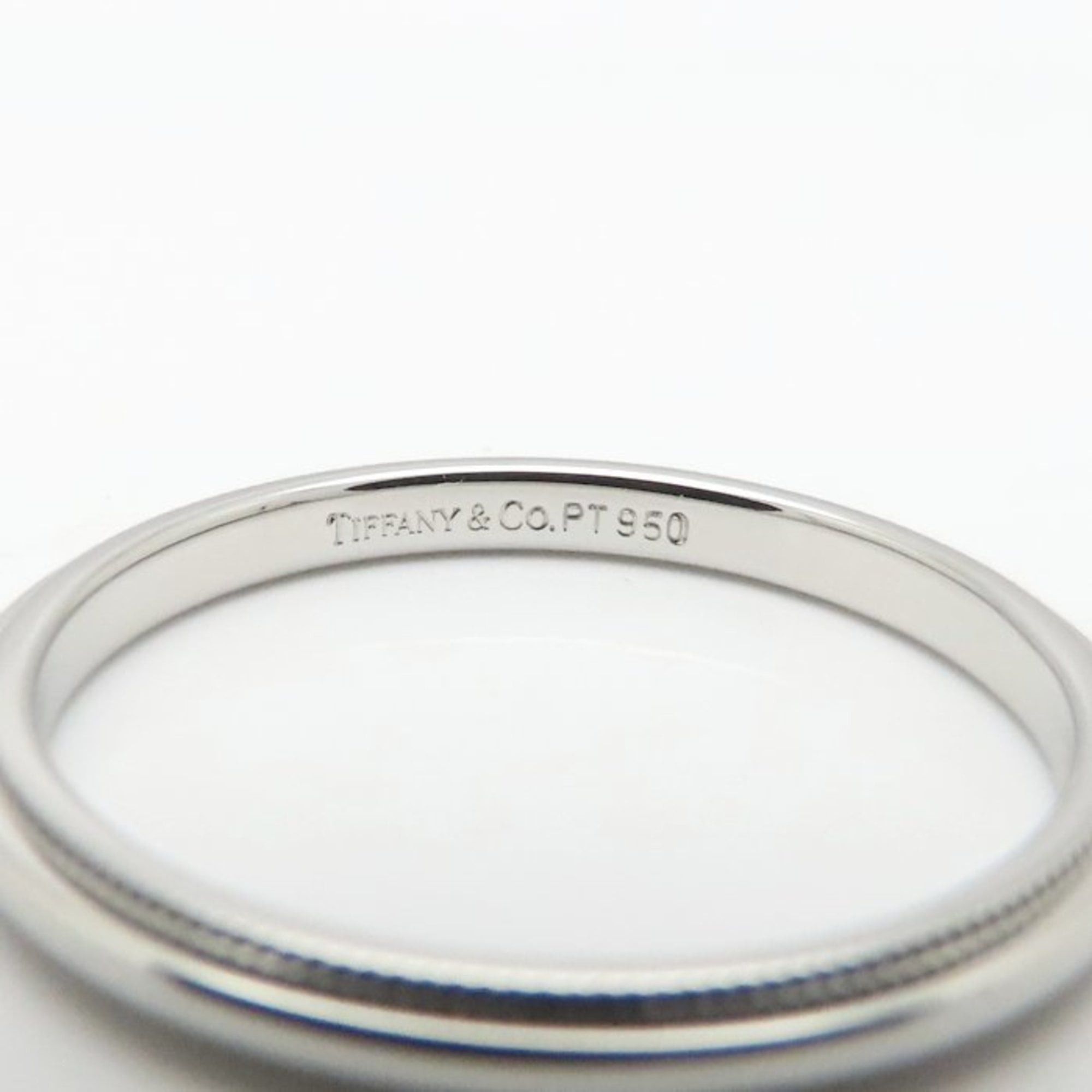Tiffany & Co. TIFFANY & Co. Tiffany Milgrain Ring, Pt950, Women's, 295152 Size ONE SIZE - 8 Thumbnail