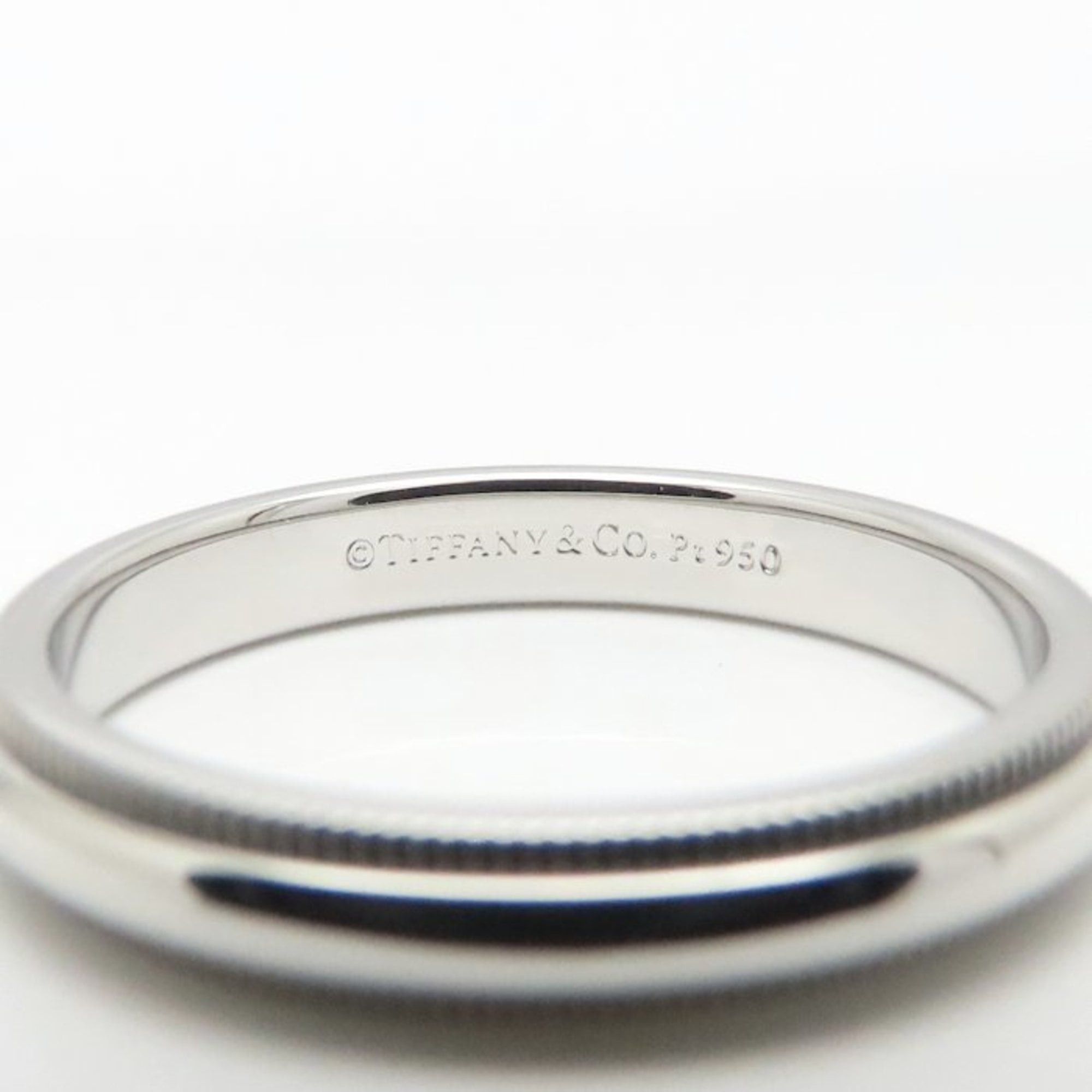 Tiffany & Co. TIFFANY & Co. Tiffany Milgrain Ring, Pt950, Women's, 295149 Size ONE SIZE - 8 Thumbnail
