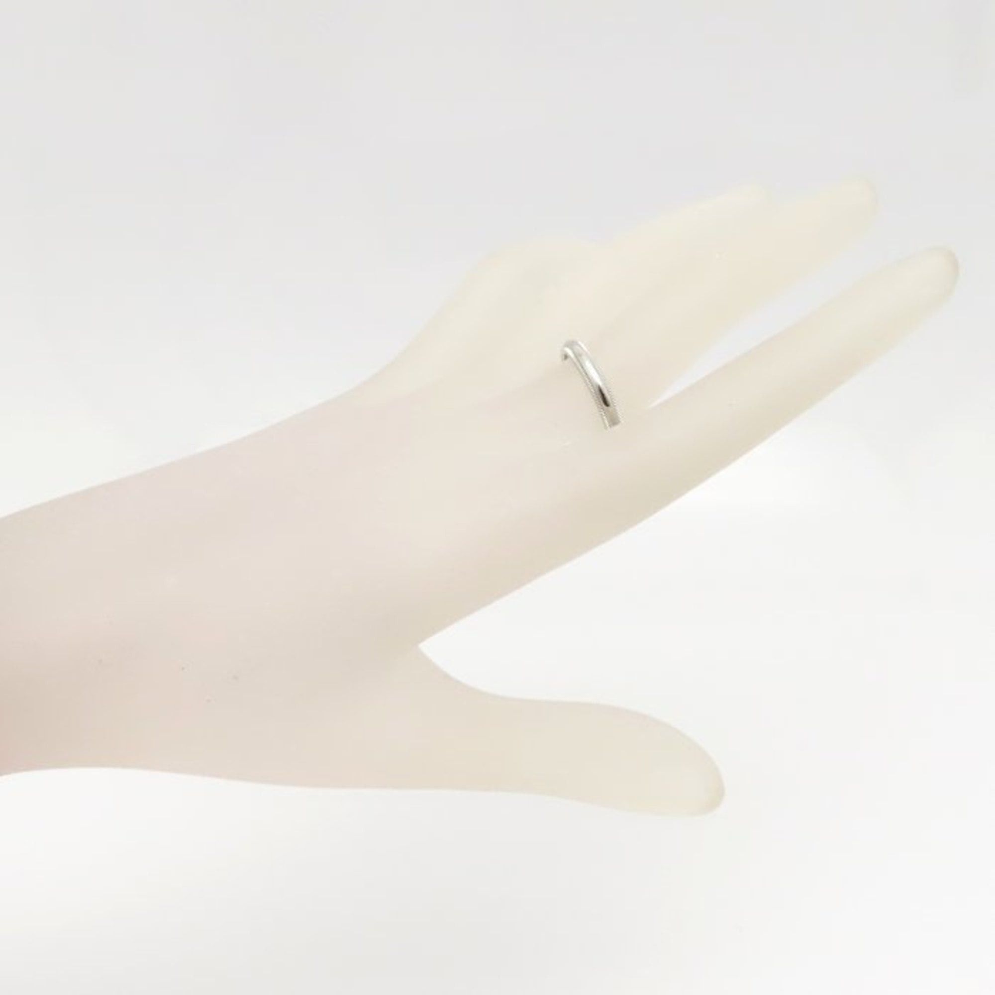 Tiffany & Co. TIFFANY & Co. Tiffany Milgrain Ring, Pt950, Women's, 295149 Size ONE SIZE - 3 Thumbnail