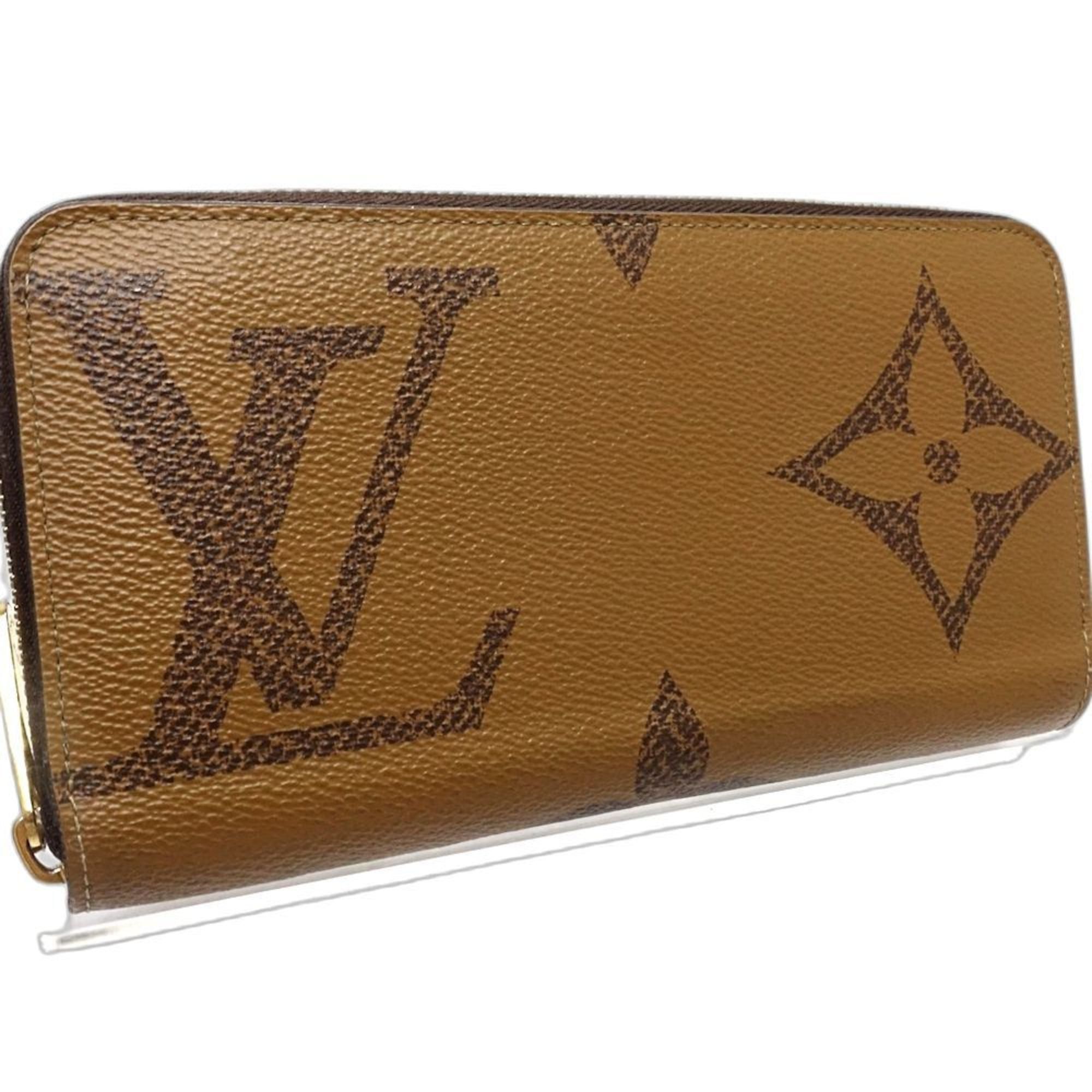 Louis Vuitton Louis Vuitton Zippy Wallet M69353 Monogram Giant Reverse Brown Women's 181972 Size ONE SIZE - 3 Thumbnail