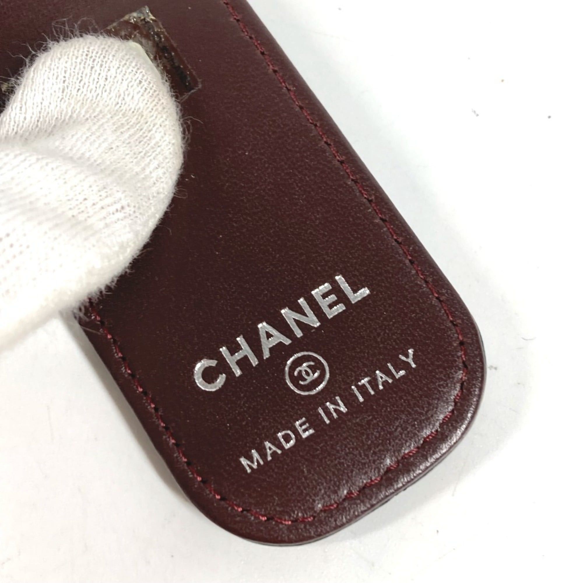 Chanel CHANEL Matelasse Quilted CC Coco Mark Logo Wallet with Money Clip, Lambskin, Black, for Men and Women Size ONE SIZE - 7 Thumbnail