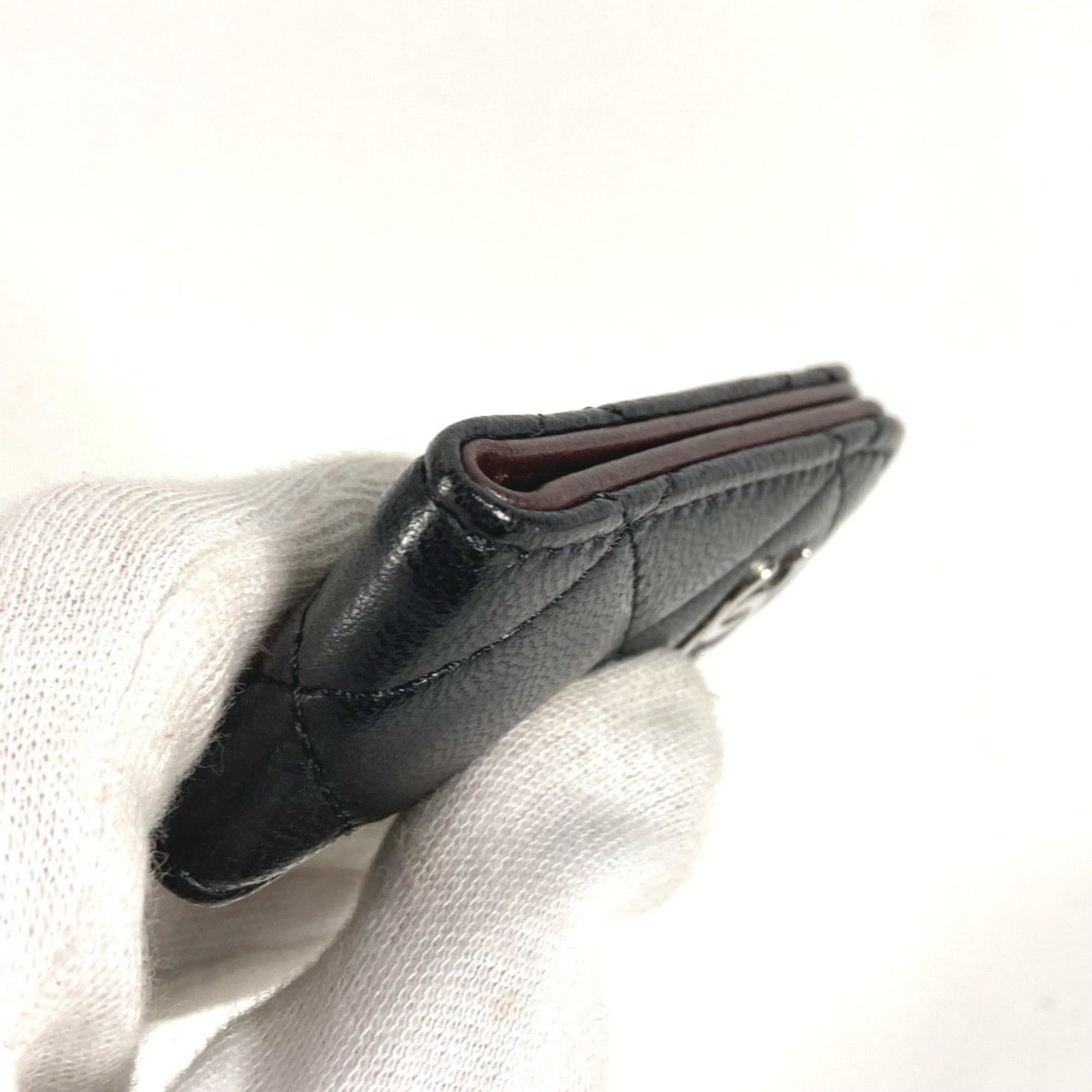Chanel CHANEL Matelasse Quilted CC Coco Mark Logo Wallet with Money Clip, Lambskin, Black, for Men and Women Size ONE SIZE - 9 Thumbnail