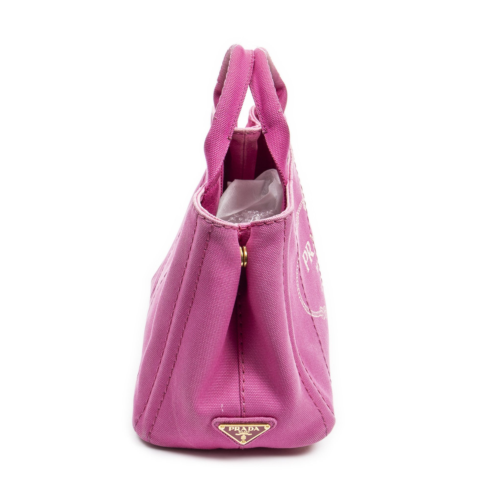 Prada Small Canapa Tote Size ONE SIZE - 4 Thumbnail