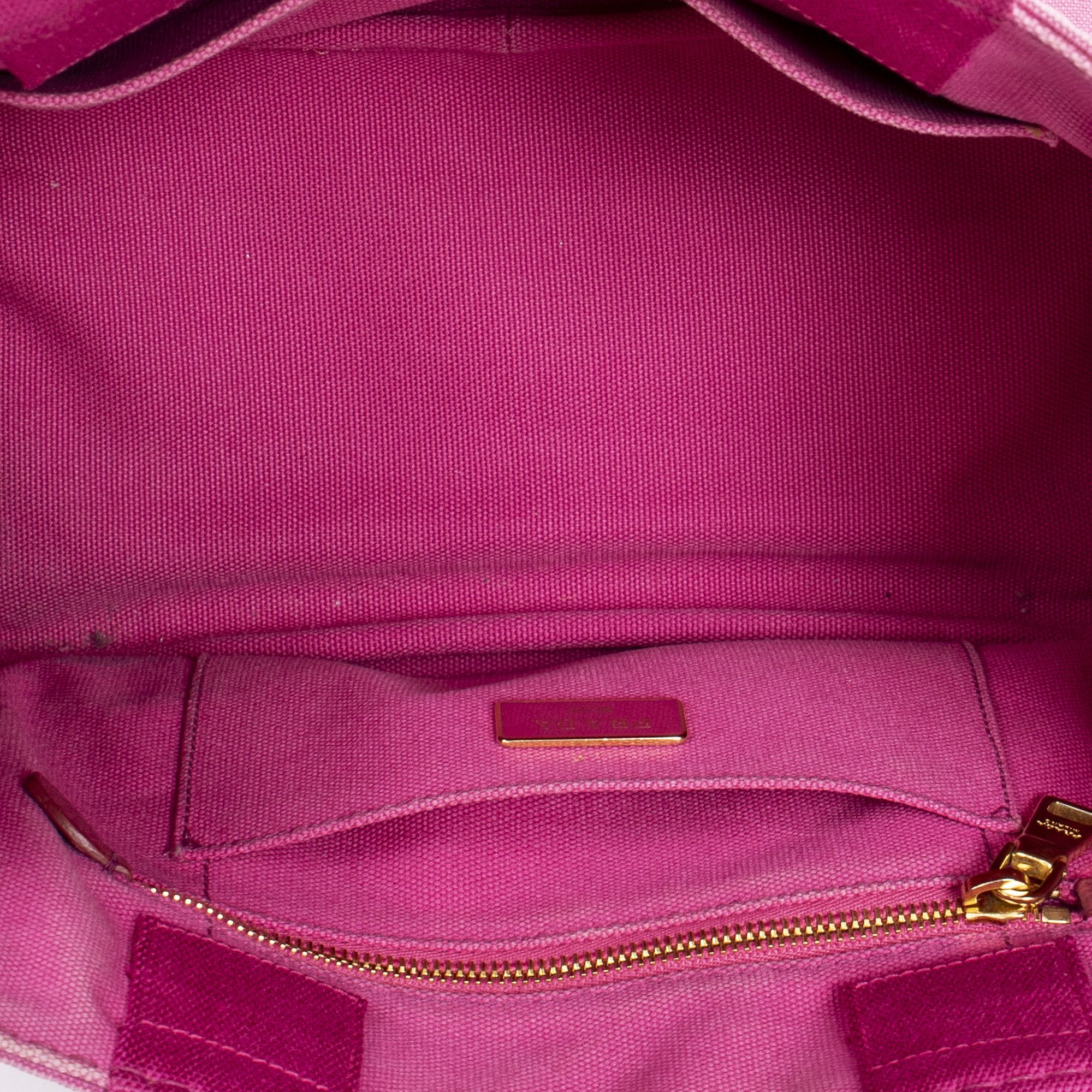 Prada Small Canapa Tote Size ONE SIZE - 7 Thumbnail