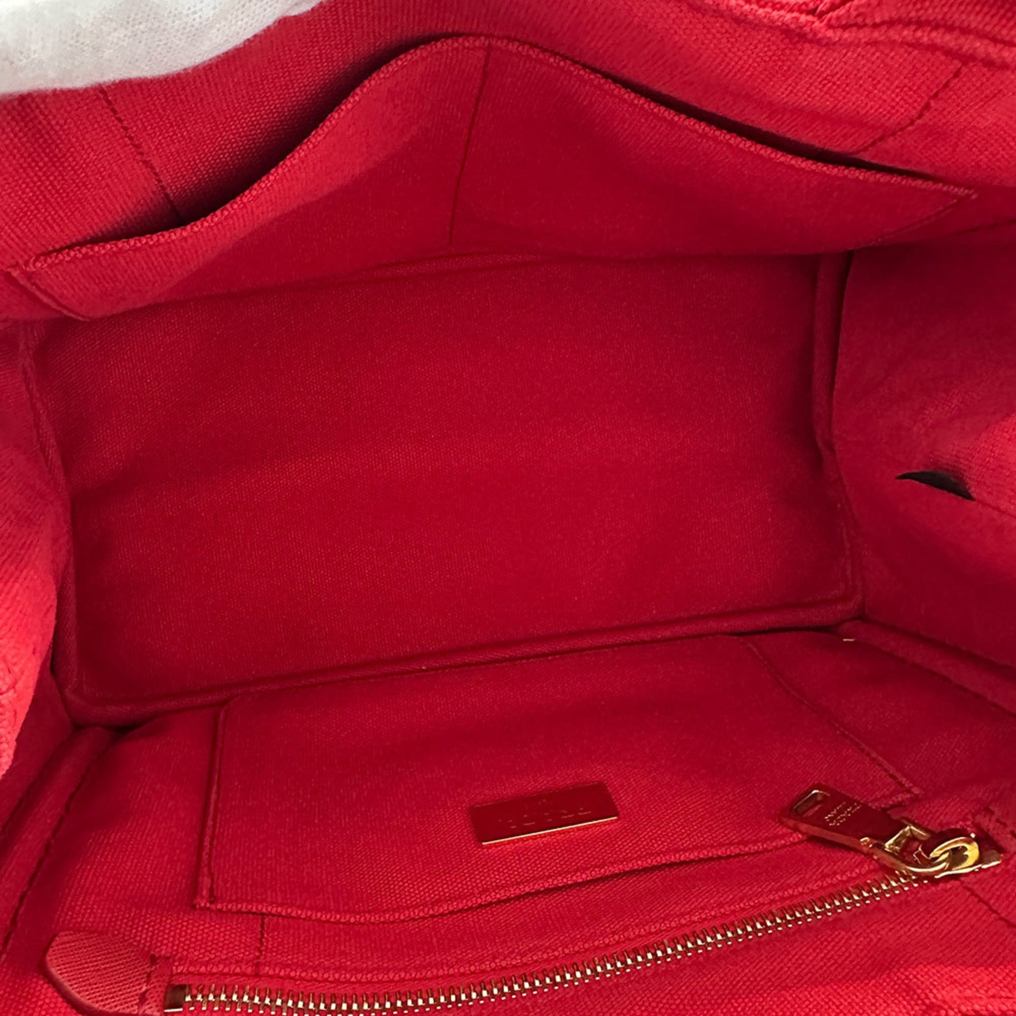 Prada Prada Women's Canapa Canvas Handbag (1BG439), a stylish and casual 2-way shoulder bag. Size ONE SIZE - 10 Thumbnail