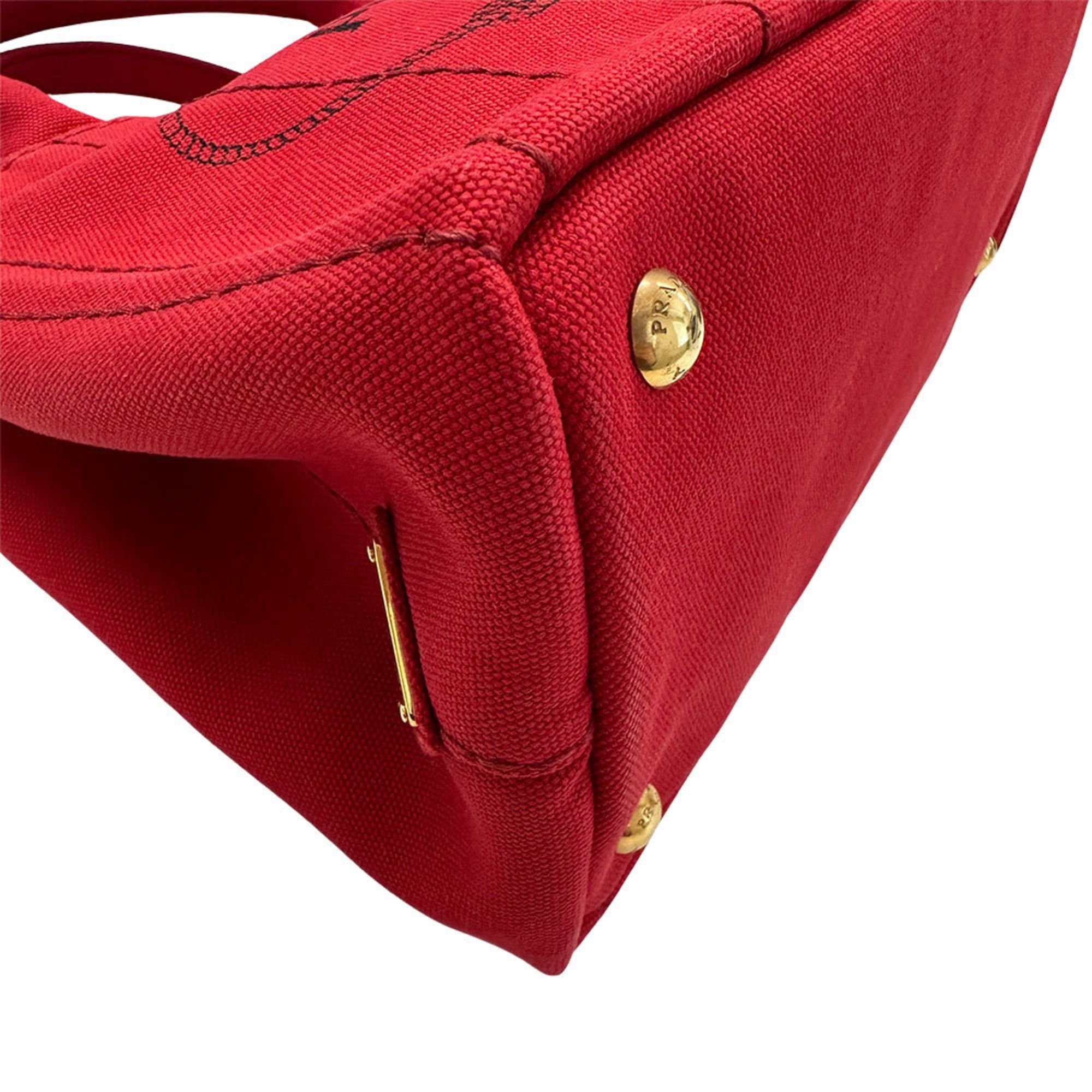 Prada Prada Women's Canapa Canvas Handbag (1BG439), a stylish and casual 2-way shoulder bag. Size ONE SIZE - 5 Thumbnail