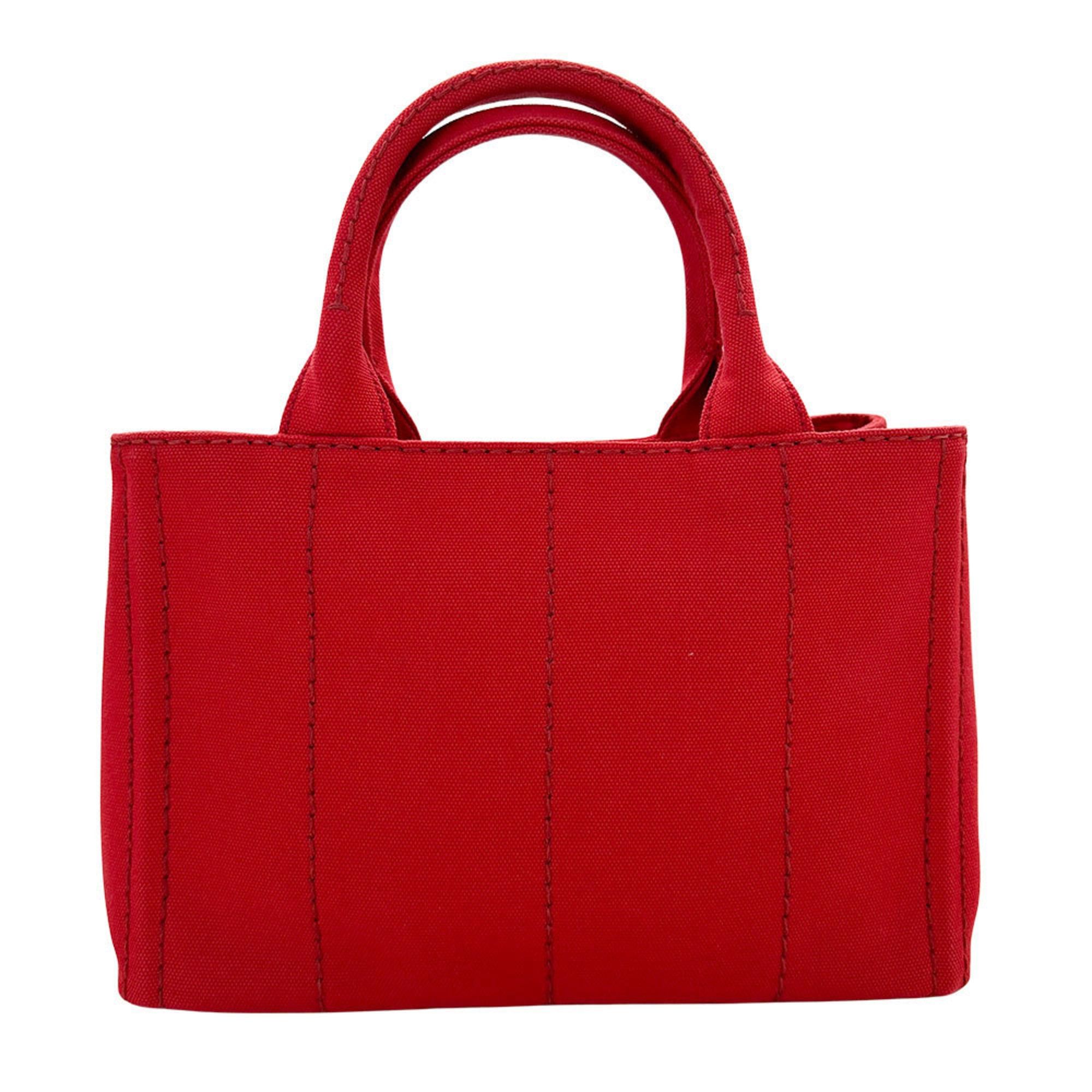 Prada Prada Women's Canapa Canvas Handbag (1BG439), a stylish and casual 2-way shoulder bag. Size ONE SIZE - 3 Thumbnail