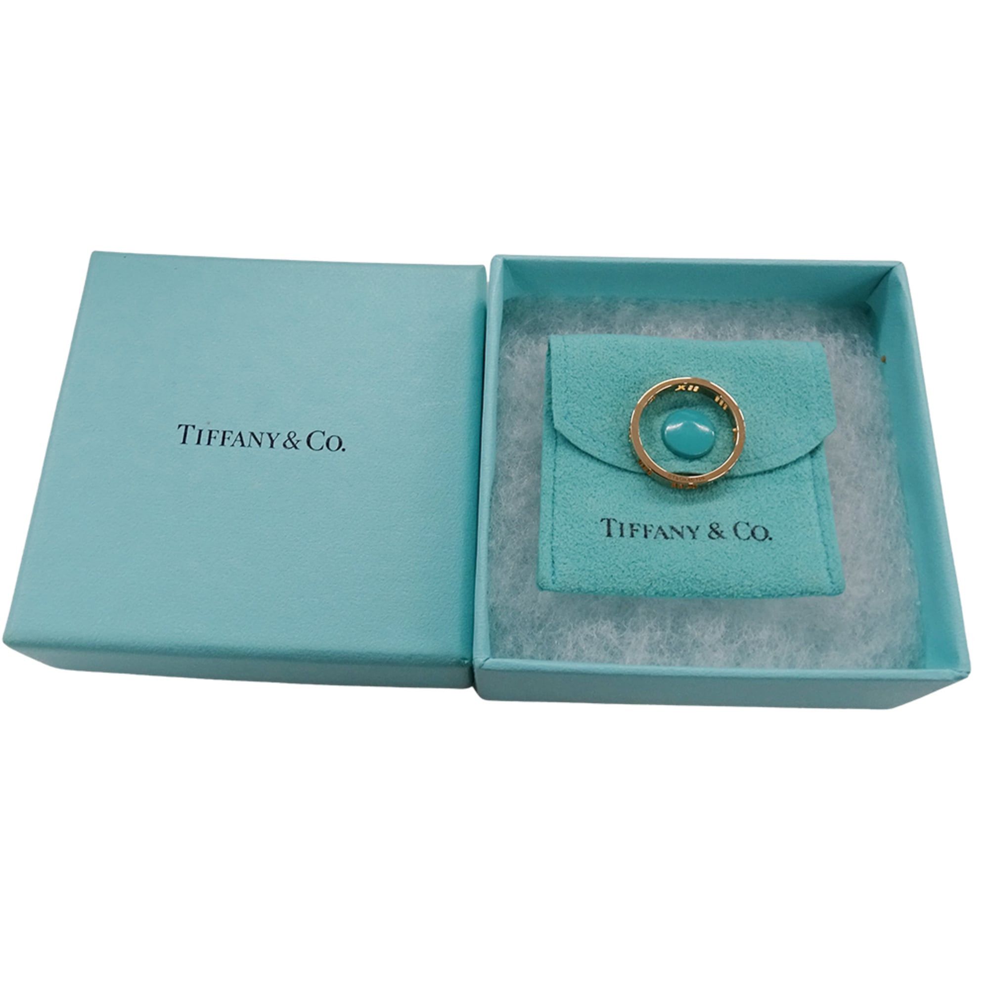 Tiffany & Co. Tiffany & Co. Women's Atlas Pierced Ring, 750PG, 4-Piece Diamond, Pink Gold, Polished Size ONE SIZE - 7 Thumbnail
