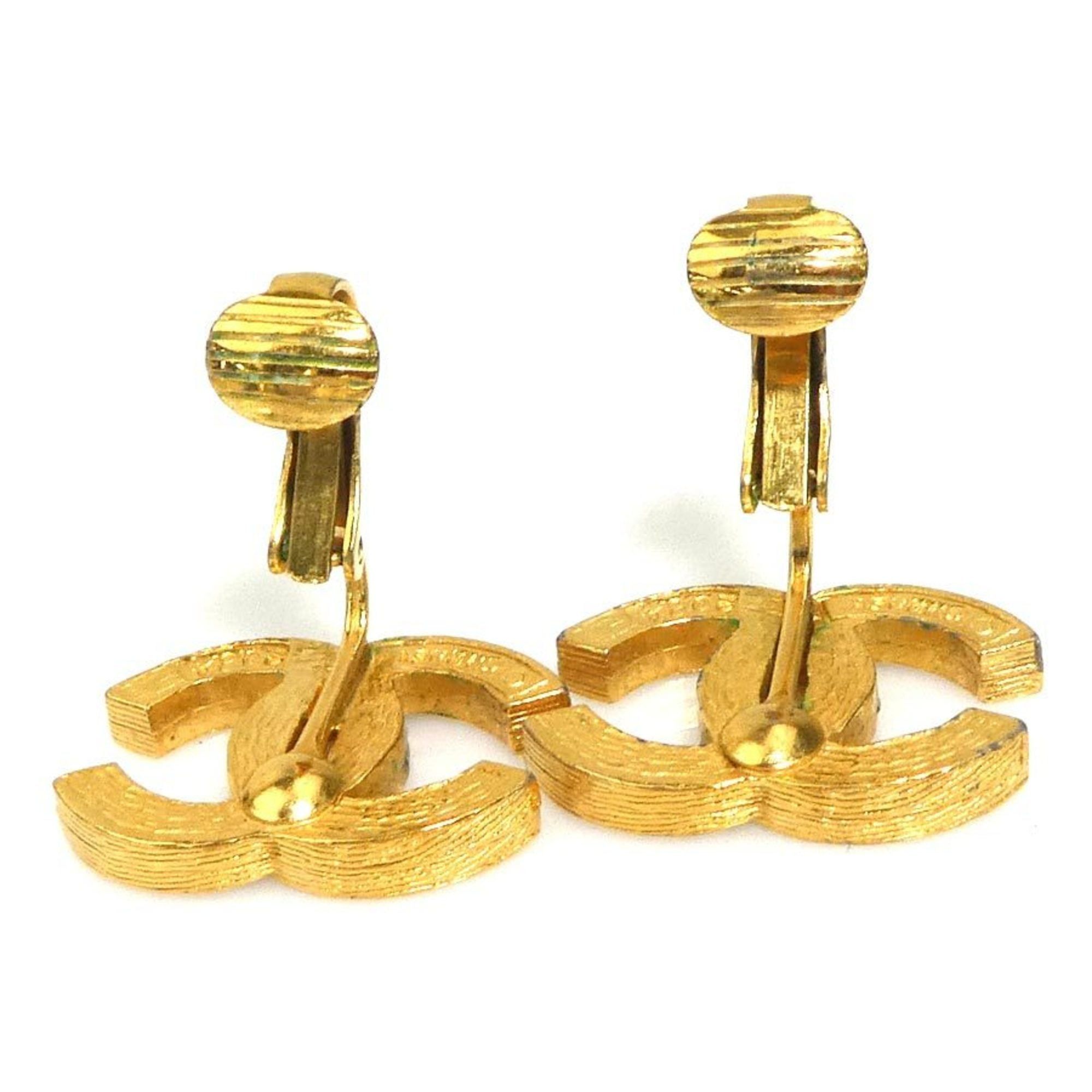 Chanel CHANEL Metal Gold Earrings for Women, Free Shipping, h32004a Size ONE SIZE - 5 Thumbnail