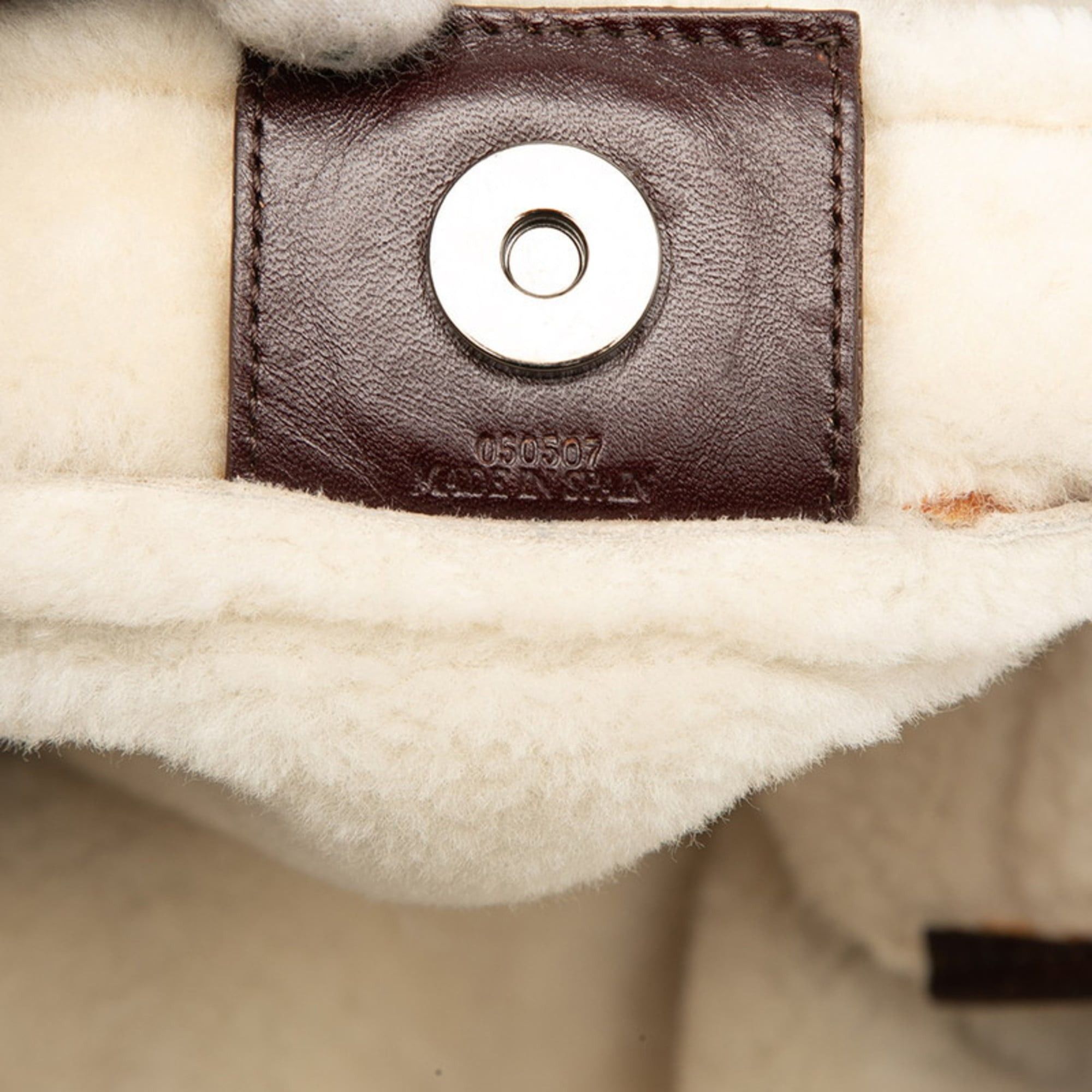 Loewe LOEWE One-Shoulder Shoulder Bag in Beige and Brown Mouton Leather Fur for Women Size ONE SIZE - 5 Thumbnail