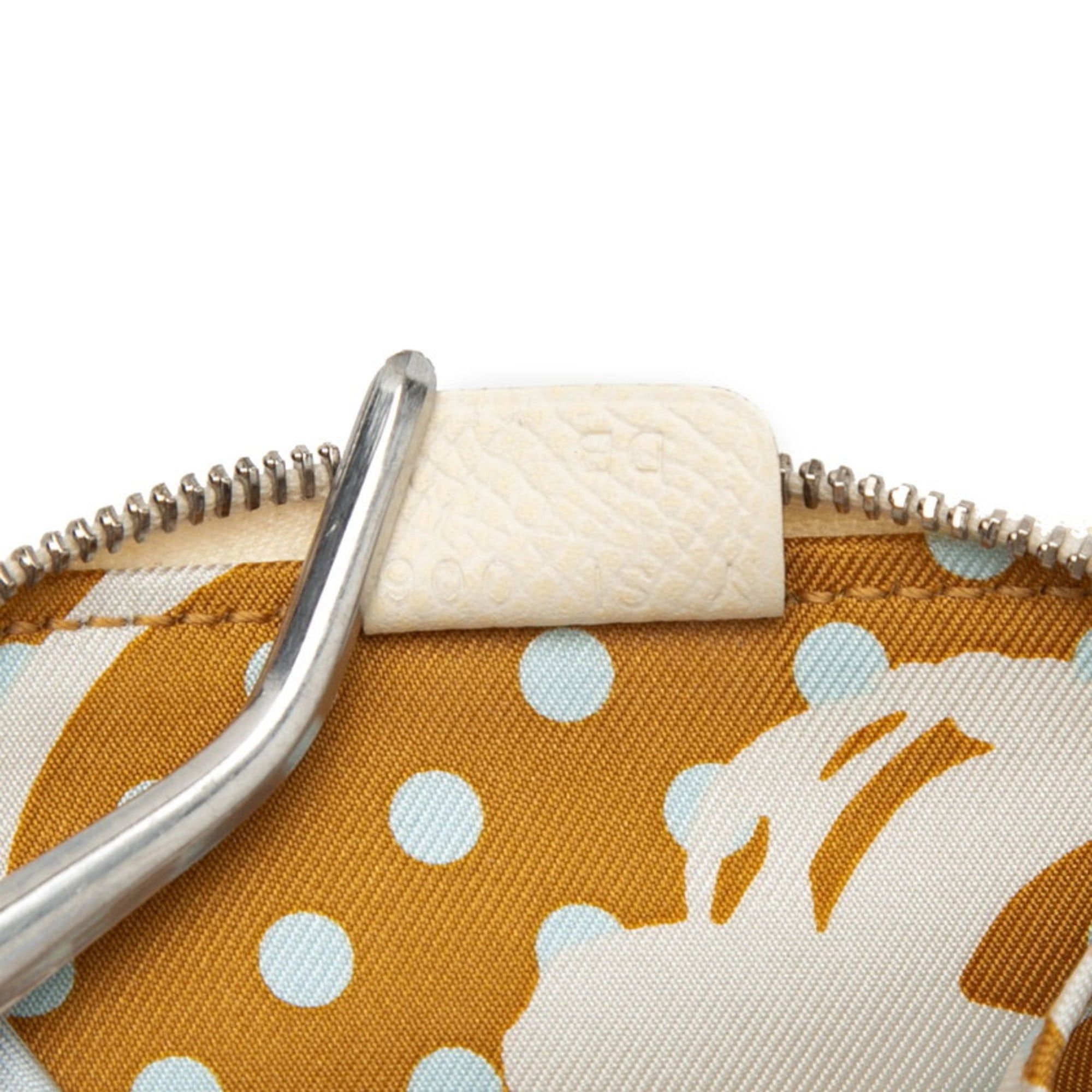 Hermes Hermès Azap Mini Silkin Wallet/Coin Case, Nata Ivory, Epsom Leather, Women's, HERMES Size ONE SIZE - 6 Thumbnail