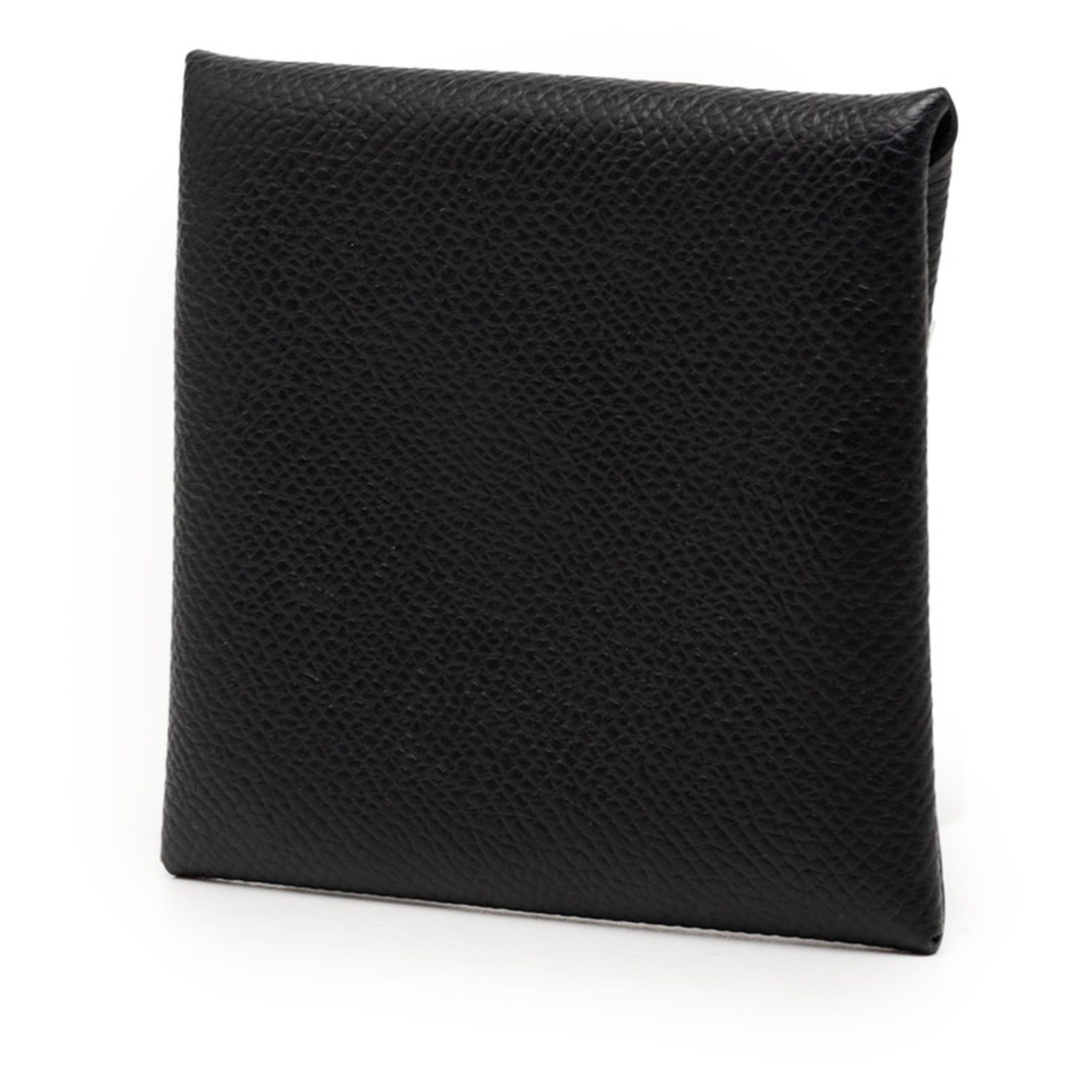 Hermes Hermès Bastia Wallet/Coin Purse Black Epsom Leather Women's HERMES Size ONE SIZE - 2 Thumbnail