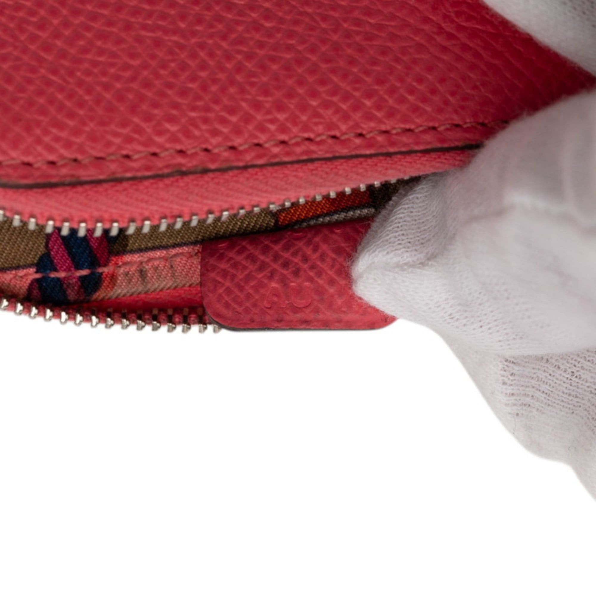 Hermes Hermès Azap Silkin Wallet/Coin Case, Rose Azalee Pink, Epsom Leather, Women's, HERMES Size ONE SIZE - 6 Thumbnail
