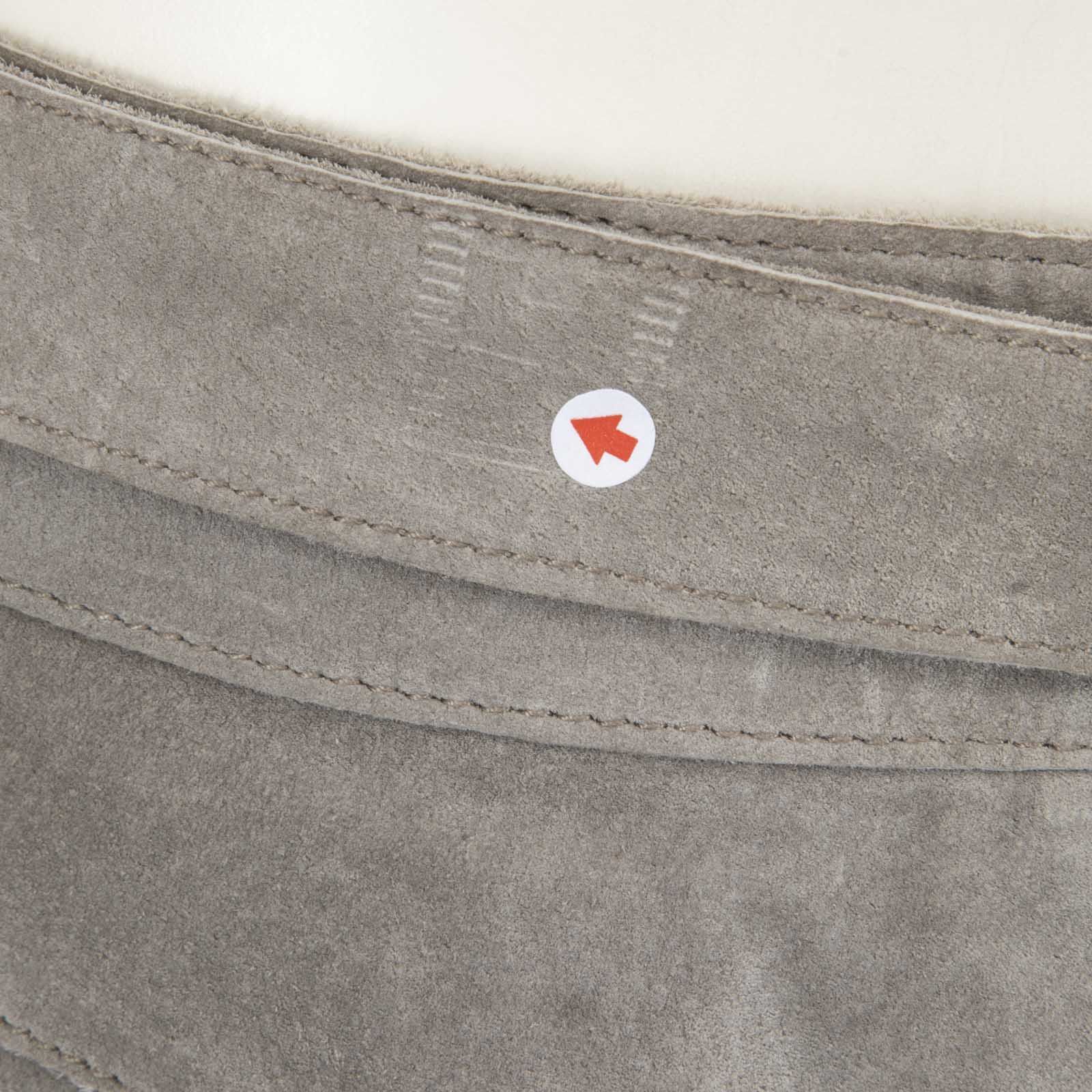 Max Mara Weekend Max Mara Grey Suede Belted Skirt Size 27" / US 4 / IT 40 - 4 Thumbnail