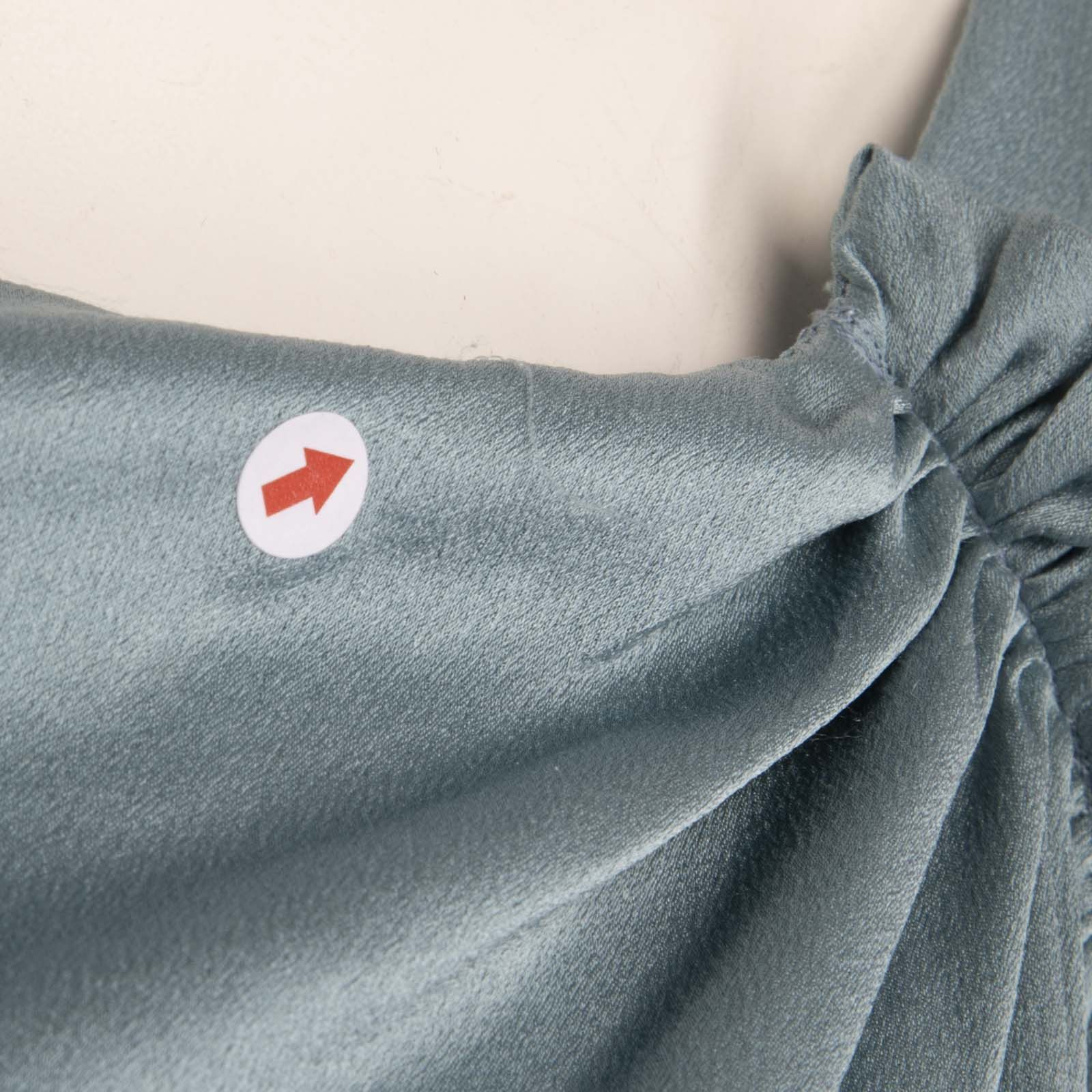 Fendi Blue Silk Asymmetric Dress Size M / US 6-8 / IT 42-44 - 4 Thumbnail
