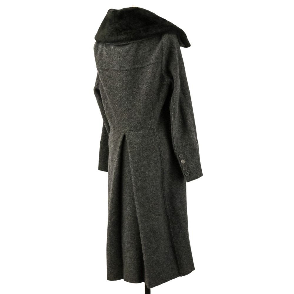 Other Other FOXEY Nutria Fur Wool Silk Cashmere Knit Long Coat Textile Outerwear 37782 DUTY FREE for USA Size ONE SIZE - 5 Thumbnail