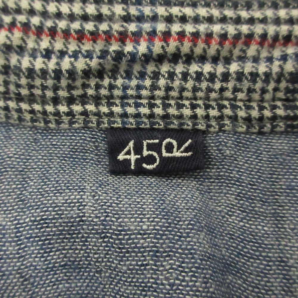 Other 45 45R Double Weave Check Shirt Textile Tops 71030273 DUTY FREE for USA Size ONE SIZE - 3 Thumbnail