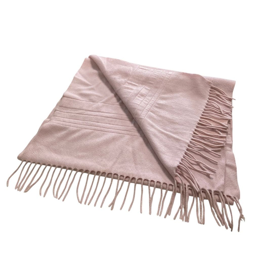 Salvatore Ferragamo Salvatore Ferragamo Salvatore Ferragamo Cashmere Fringe Scarf Textile Scarf DUTY FREE for USA Size ONE SIZE - 2 Thumbnail