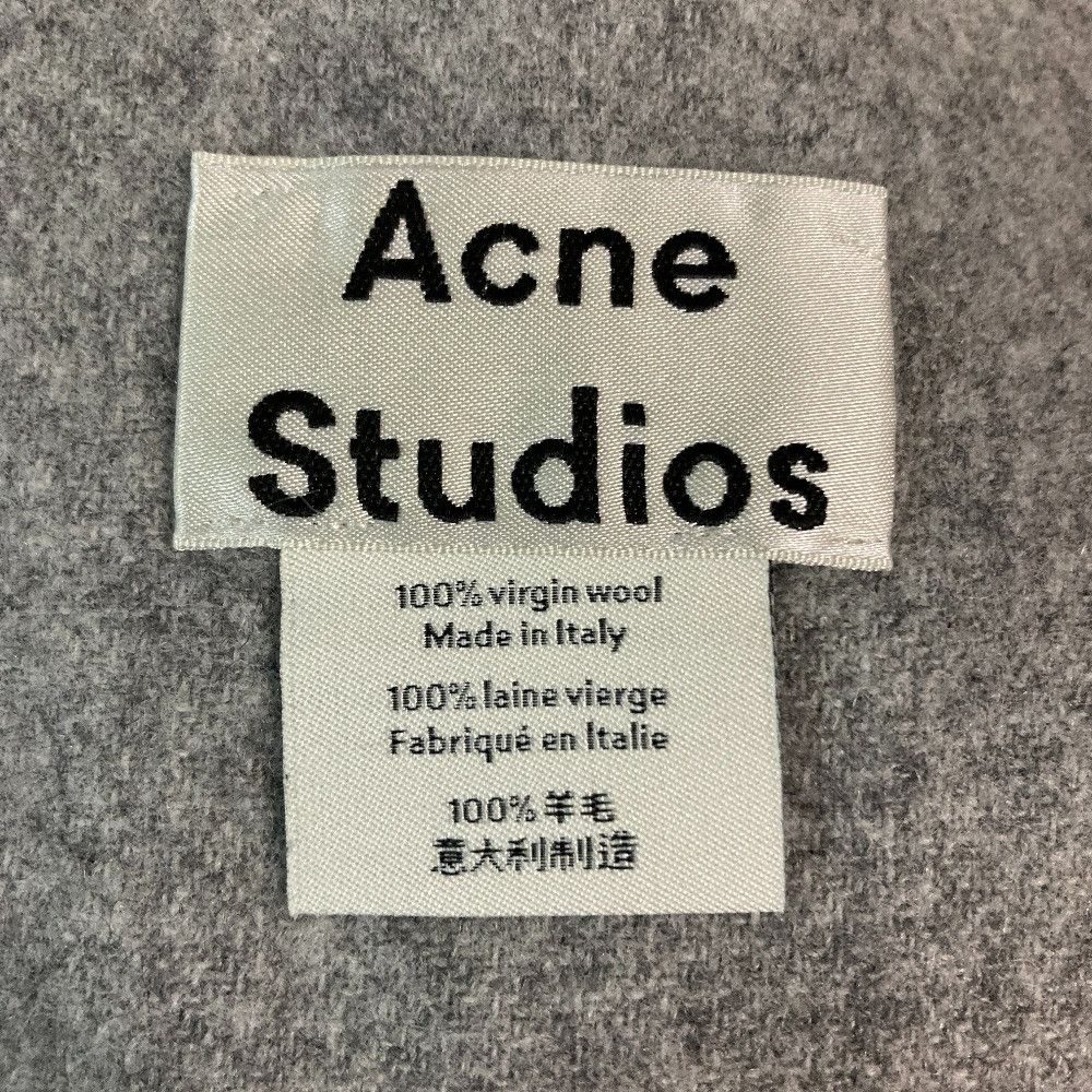 Acne Studios Acne Studios Acne Studios Virgin Wool Fringe Scarf Textile Scarf DUTY FREE for USA Size ONE SIZE - 4 Thumbnail