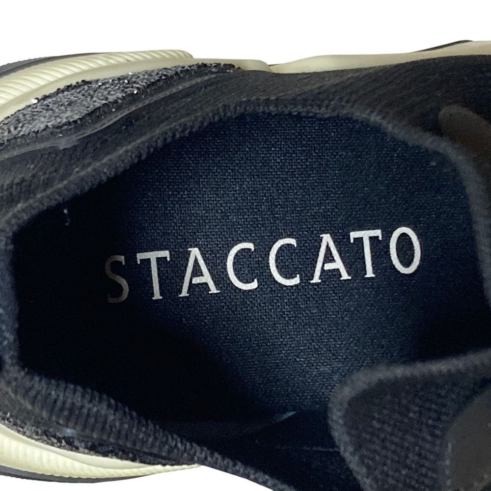 Other Other STACCATO Puffy Knit Lace-up Sneakers Textile Shoes DUTY FREE for USA Size ONE SIZE - 6 Thumbnail