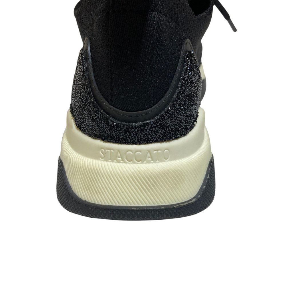 Other Other STACCATO Puffy Knit Lace-up Sneakers Textile Shoes DUTY FREE for USA Size ONE SIZE - 9 Thumbnail