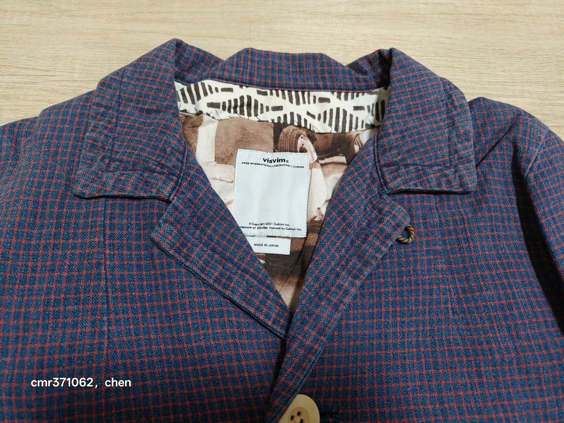Visvim visvim 15ss Mies Coat Indigo Check Size US S / EU 44-46 / 1 - 2 Thumbnail