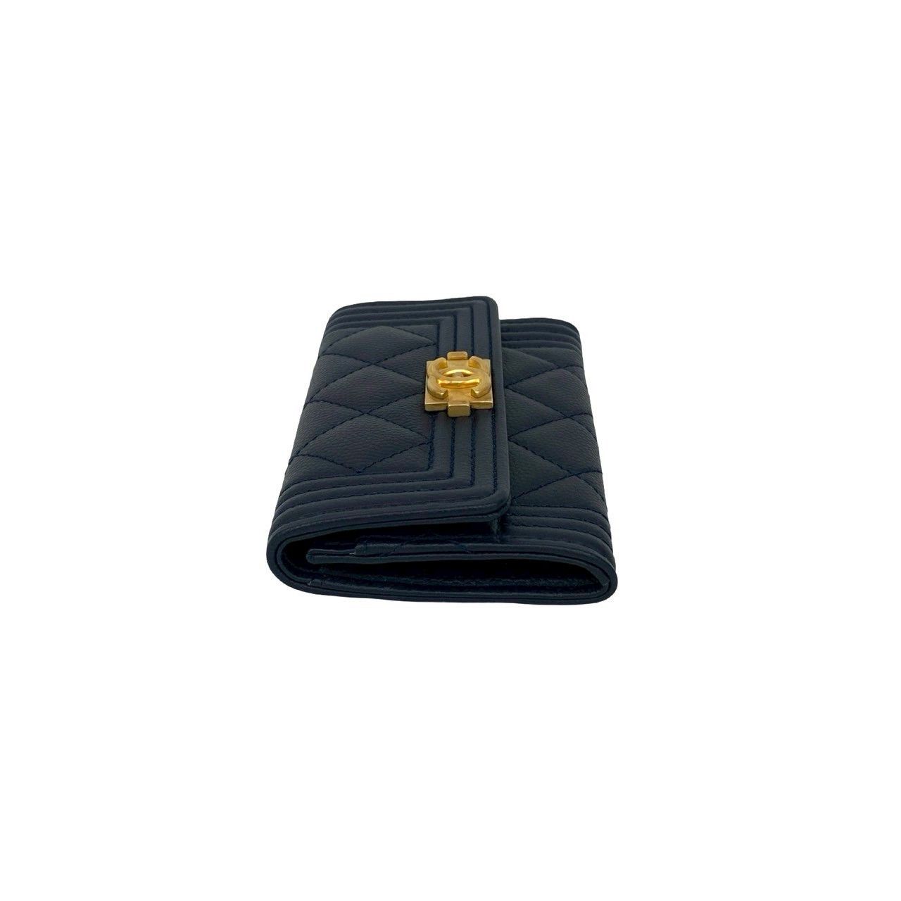 Chanel Chanel CHANEL Boy Chanel Caviar Card Case Leather Card Case DUTY FREE for USA Size ONE SIZE - 5 Thumbnail